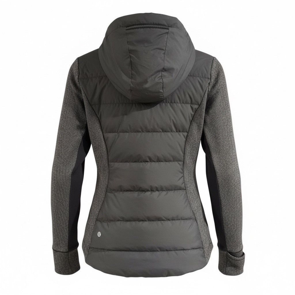 Lululemon Lululemon Fluff Off Pullover Black with Grey Goose Down Sz 6 Size S / US 4 / IT 40 - 5 Thumbnail