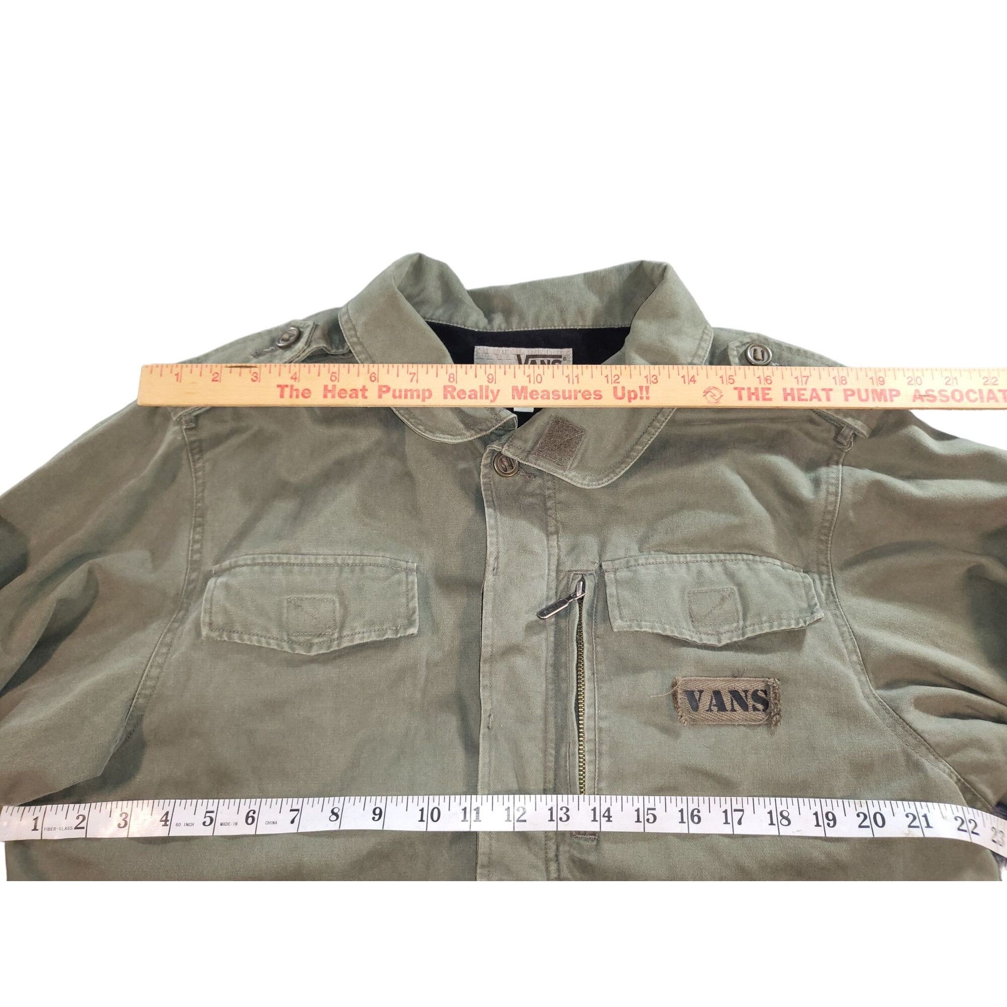Vans Vans Off The Wall Army Green Cargo Jacket Men Sz M Full Zip Size US M / EU 48-50 / 2 - 5 Thumbnail