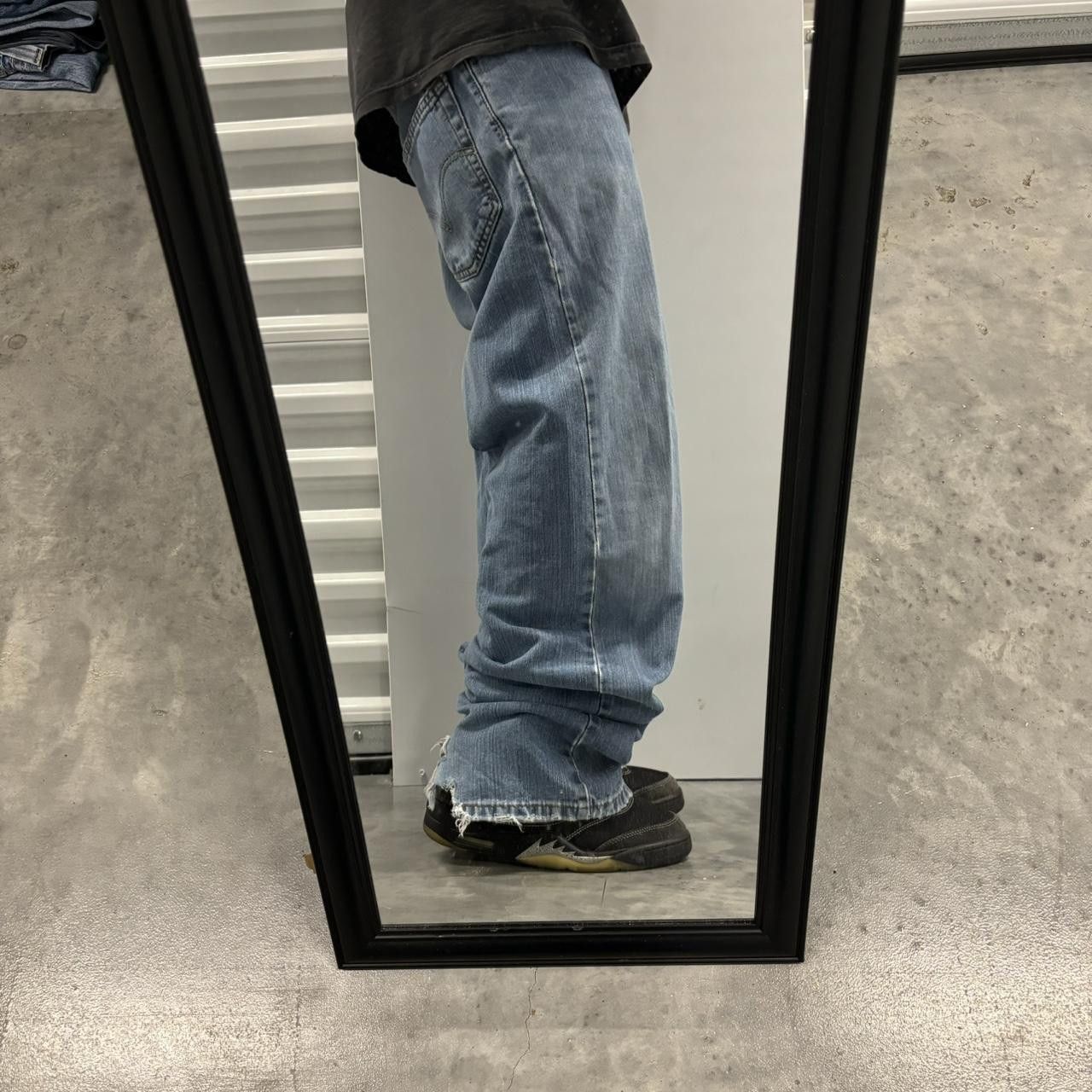 Levi's × Vintage Crazy Vintage Y2K/2000s Baggy Light Wash Levi’s Distressed Skater Denim Jeans! Size US 34 / EU 50 - 2 Thumbnail