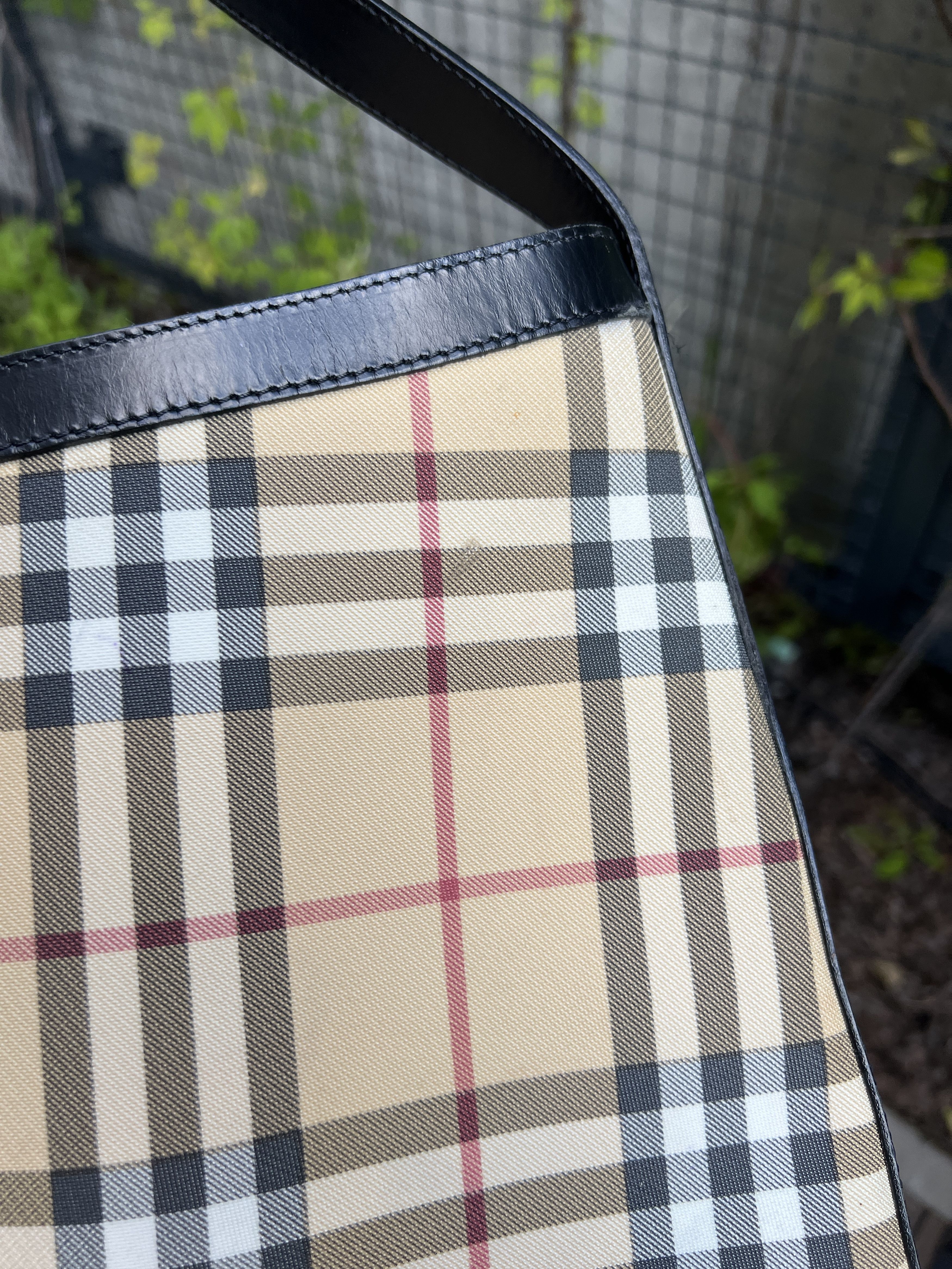 Burberry Vintage 90s Burberry Nova Check Shoulder Bag Size ONE SIZE - 15 Thumbnail