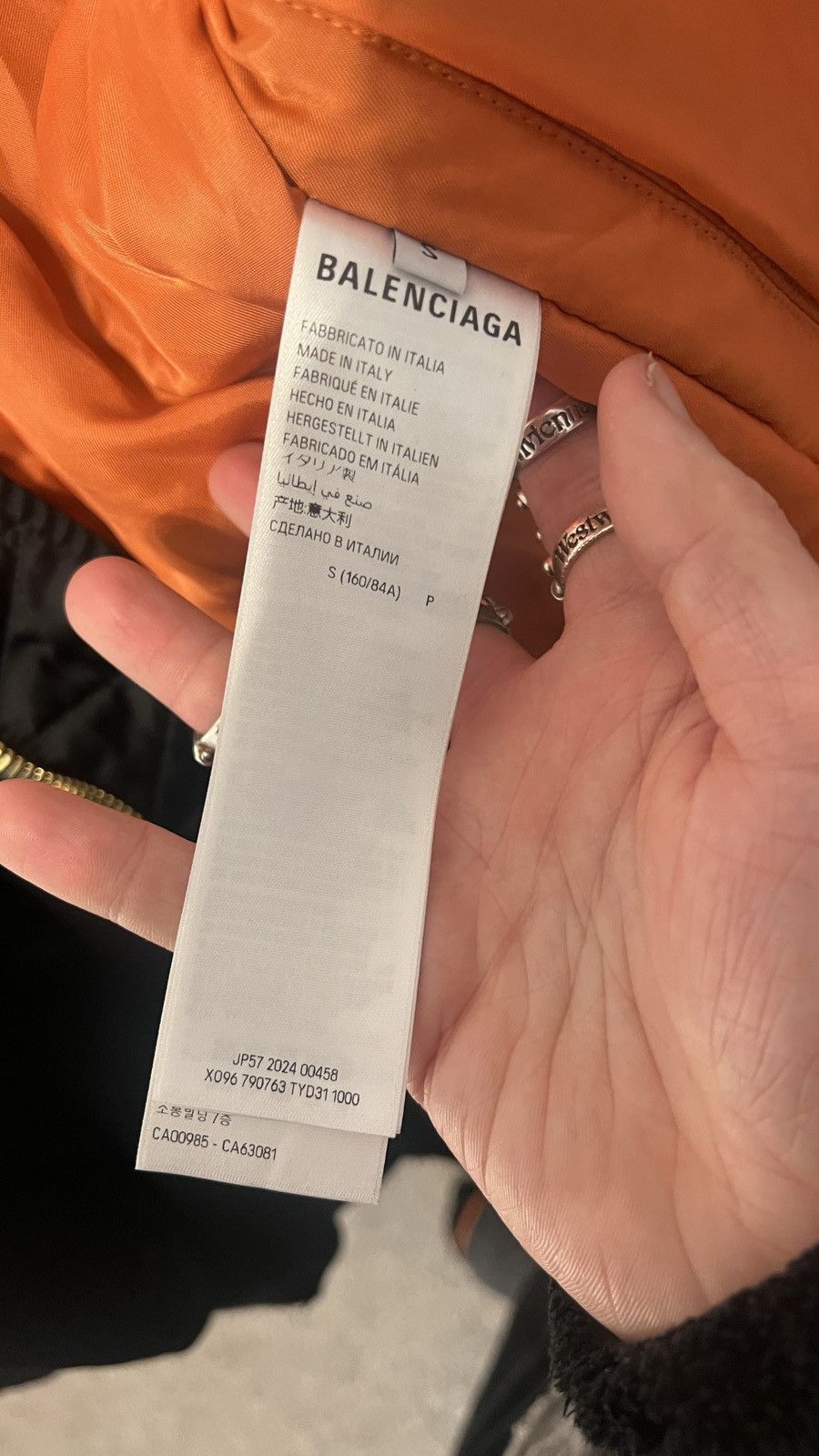 Balenciaga Balenciaga Double Sleeve Bomber Size US S / EU 44-46 / 1 - 13 Thumbnail