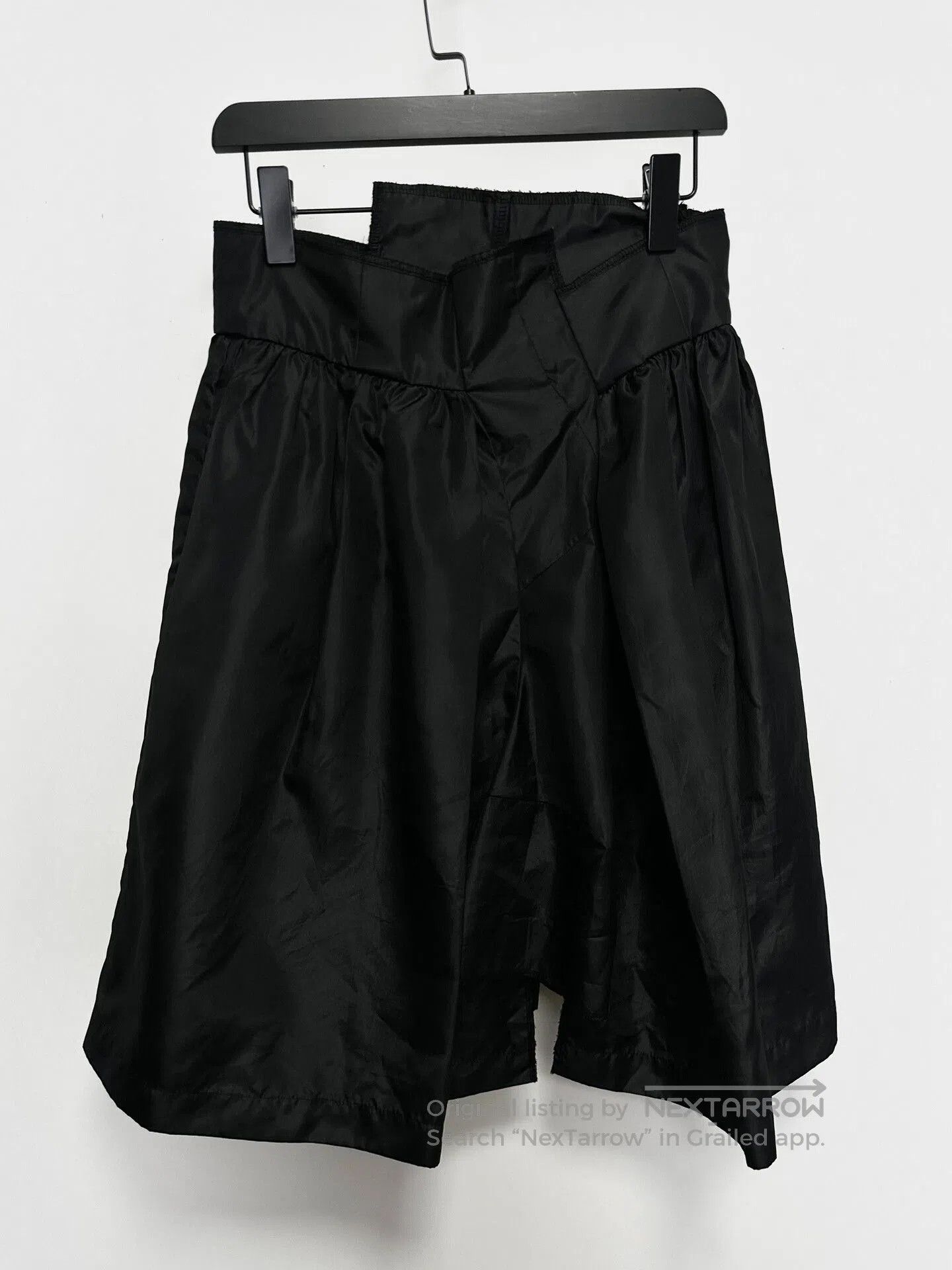 Comme des Garcons comme des garçons deconstructed black skirt. Size 23" - 1 Thumbnail