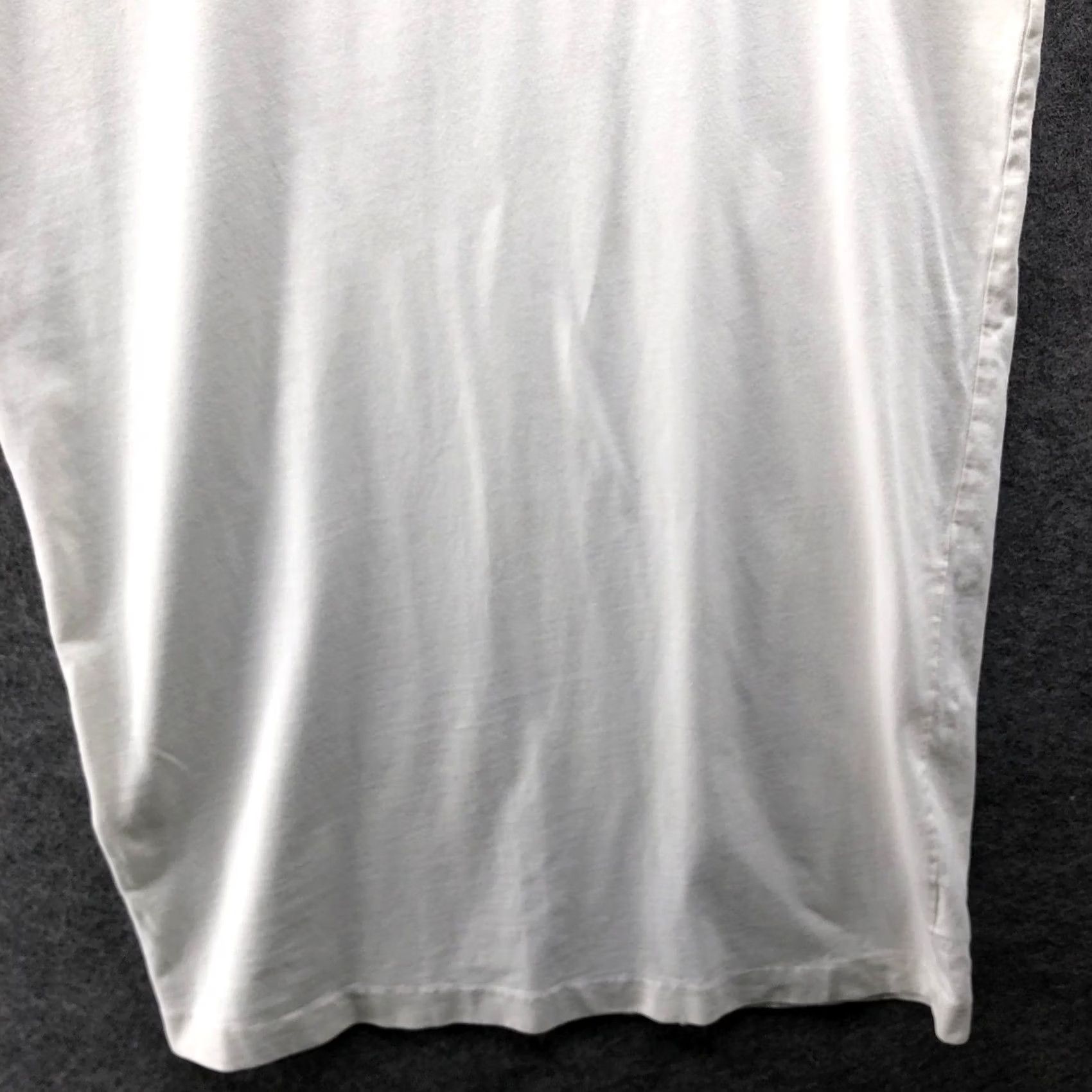 H&M H&M T Shirt Dress Womens S Midi White Short Sleeve Crewneck Cotton Size S / US 4 / IT 40 - 6 Thumbnail