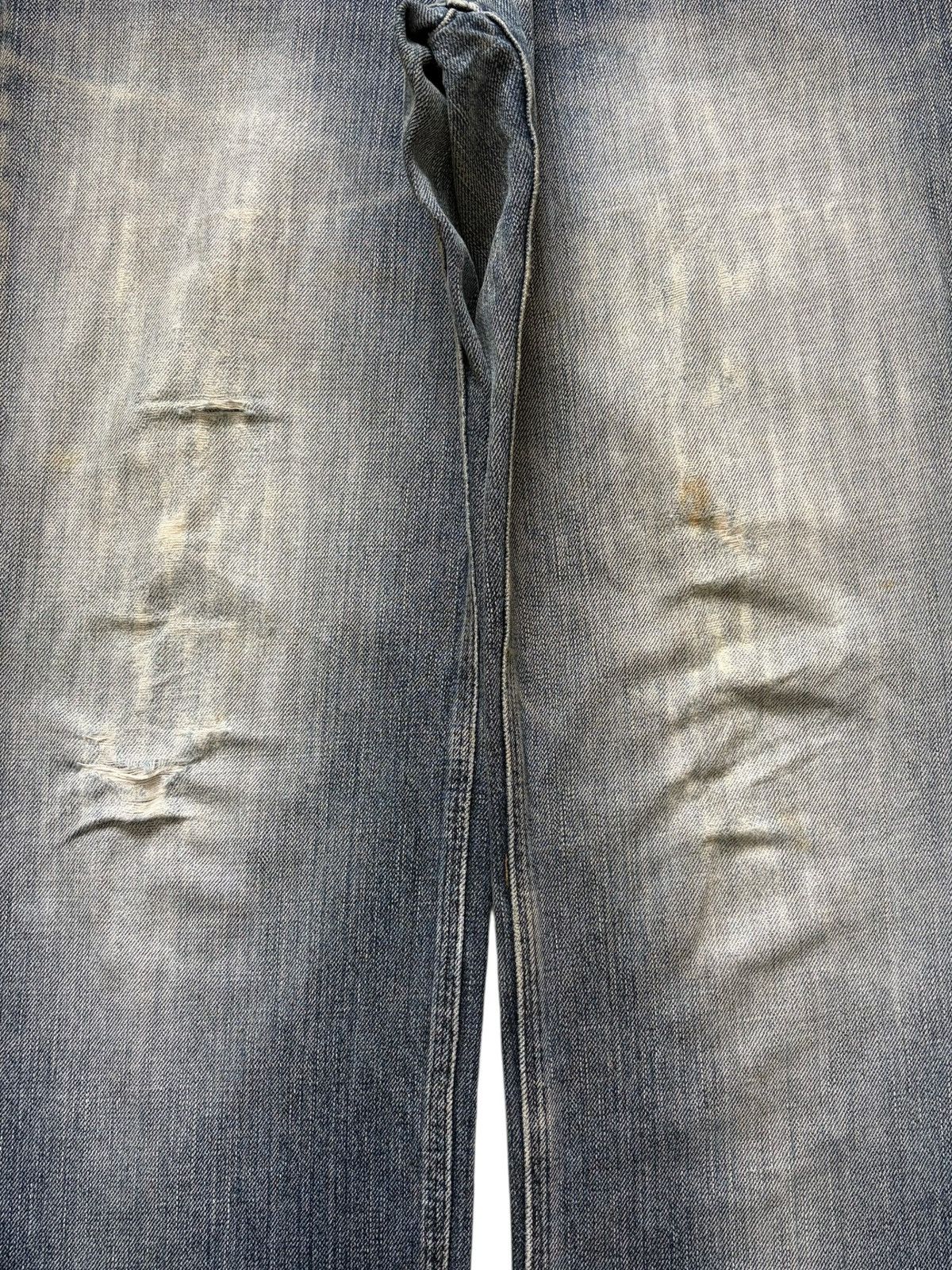 Uniqlo Vintage Japanese Brand Faded Wash Distressed Jeans Size US 30 / EU 46 - 3 Thumbnail