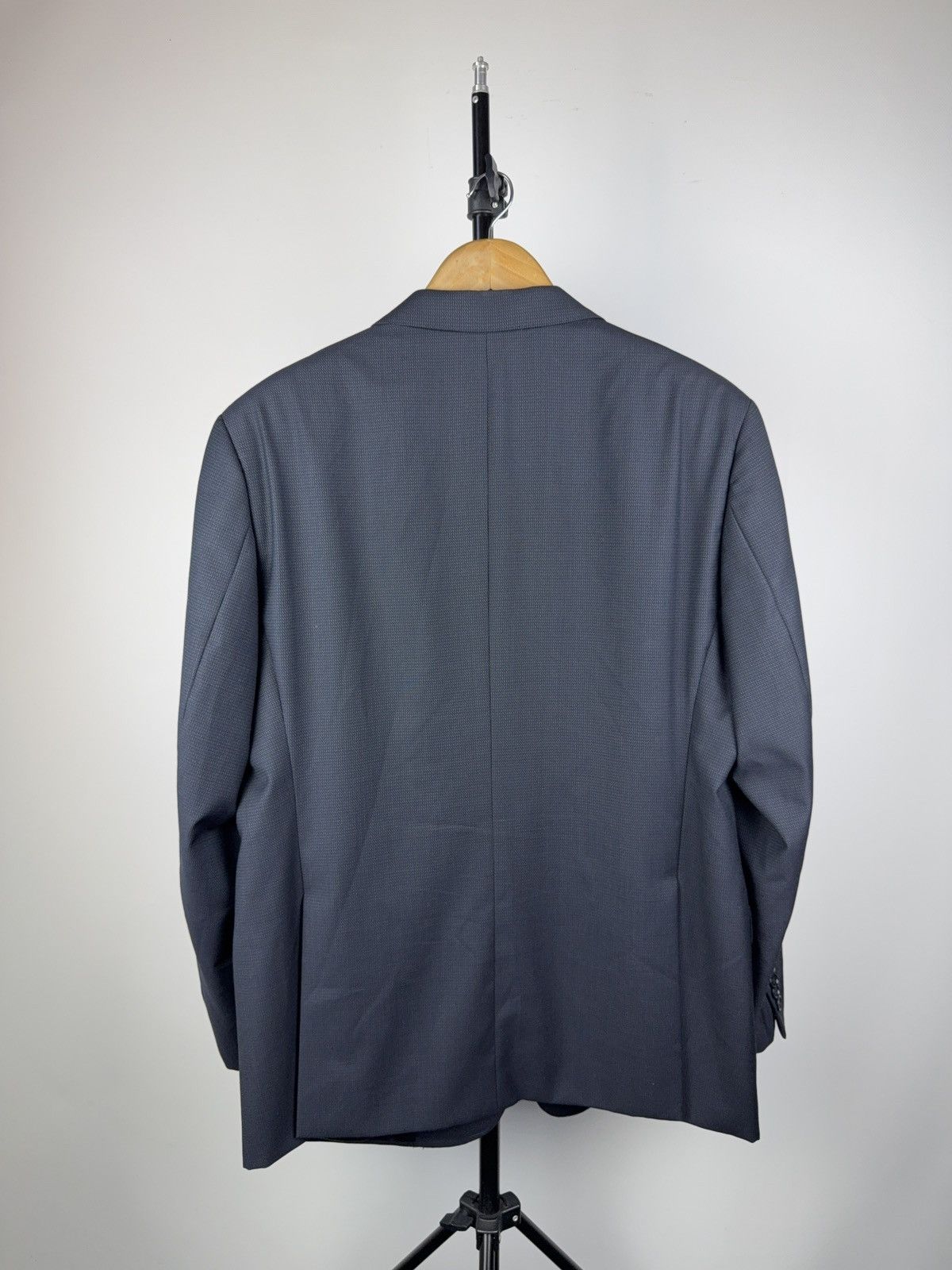 Emporio Armani Luxury 00s Emporio Armani G Line Classic Navy Blazer Size 44R - 15 Thumbnail