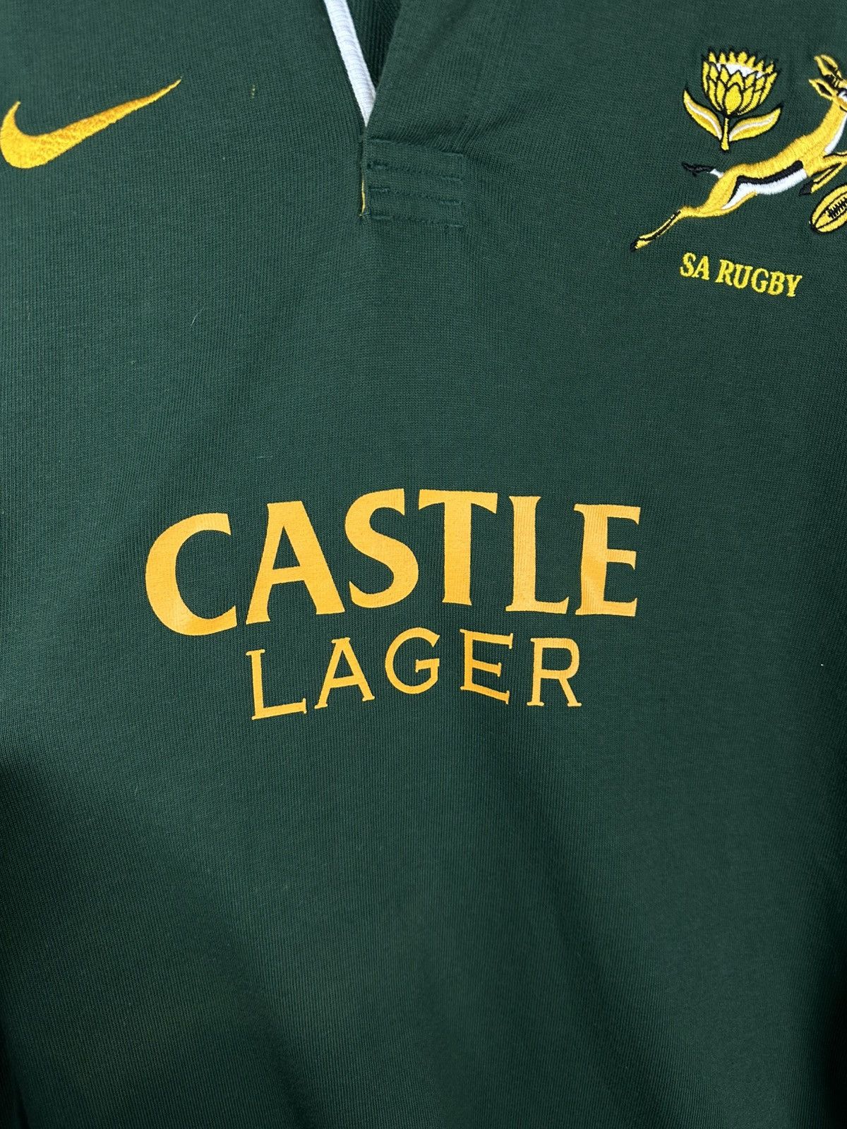 Nike Vintage 90's Nike South Africa Rugby Union L/S Jersey Shirt Size US M / EU 48-50 / 2 - 3 Thumbnail