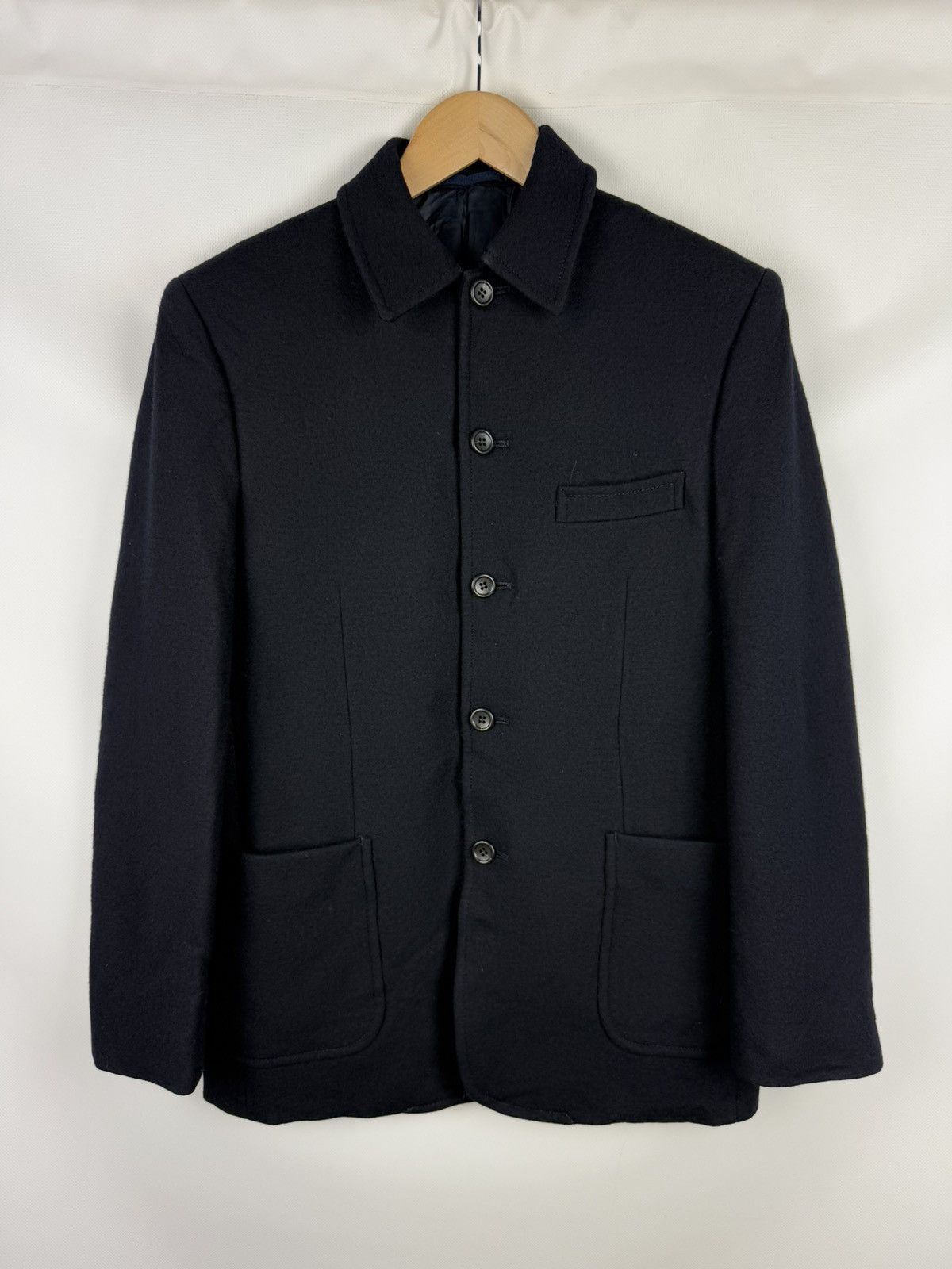 Comme Ca Ism × Japanese Brand Comme Ca Boys By Five Foxes men’s Wool Jacket Coat Short Size US S / EU 44-46 / 1 - 1 Thumbnail