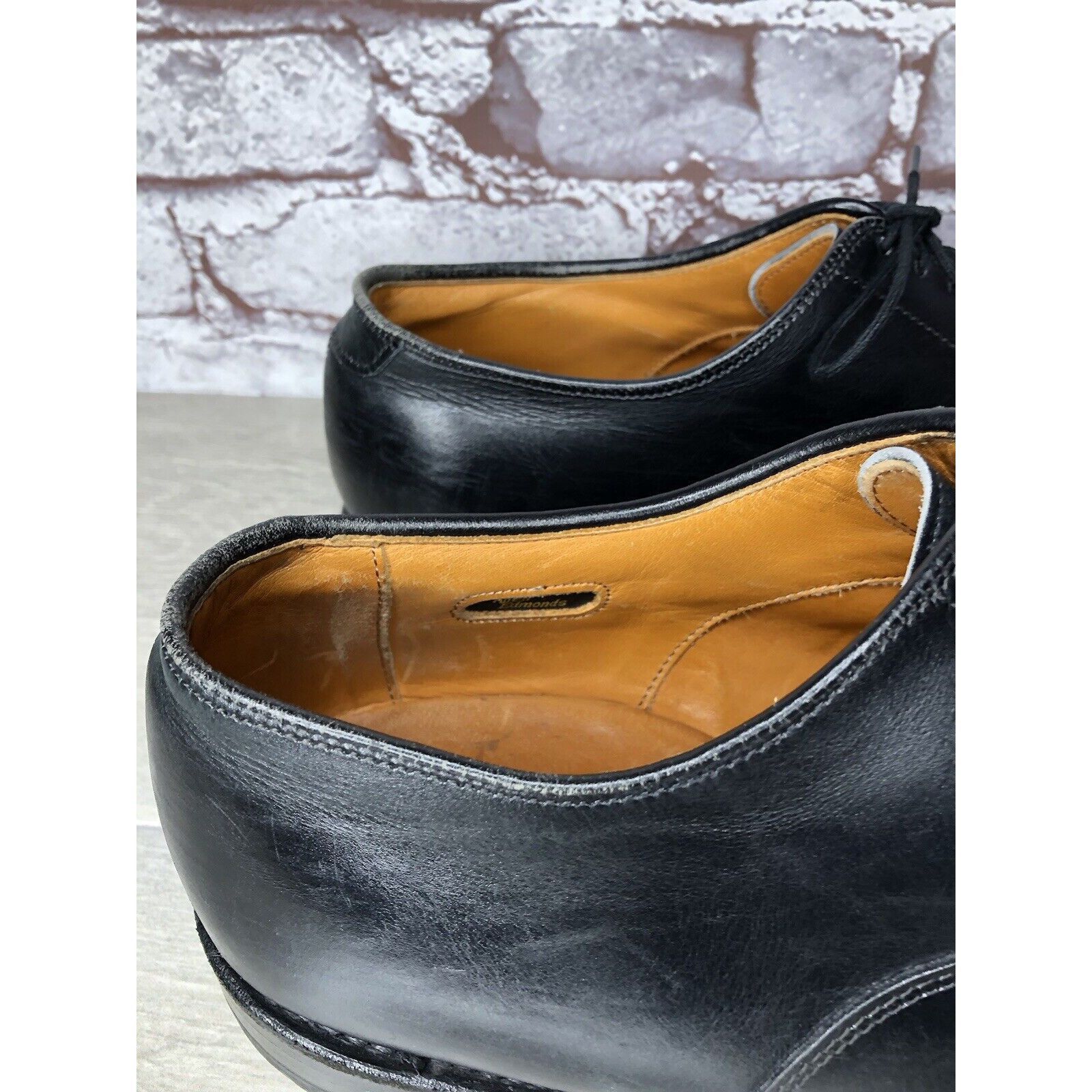 Allen Edmonds Allen Edmonds Dryden Black Leather Cap Toe Oxfords Brogue Sh Size US 10 / EU 43 - 23 Thumbnail