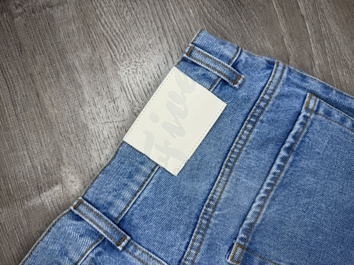 FiveFourFive 545 Oversized Denim Jorts Washed Blue Size US 30 / EU 46 - 4 Thumbnail