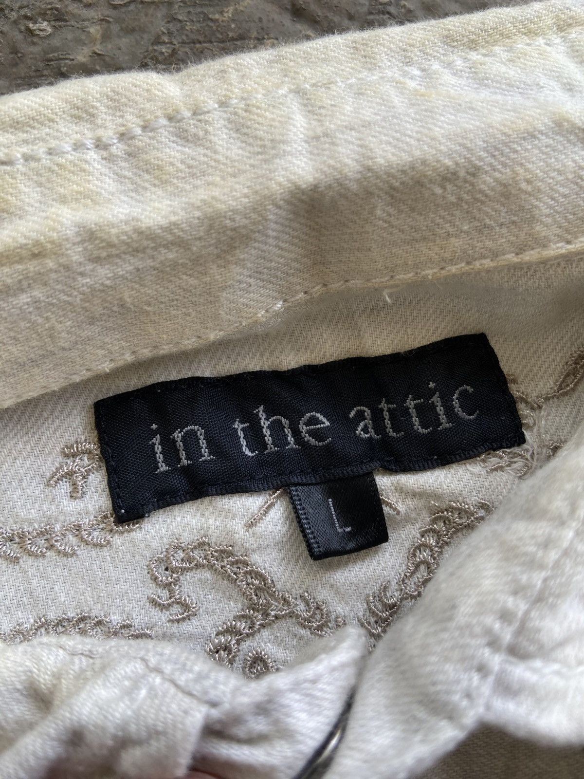 In The Attic 2000s In The Attic - Vkei Style Snap Button Shirt Size US L / EU 52-54 / 3 - 4 Thumbnail
