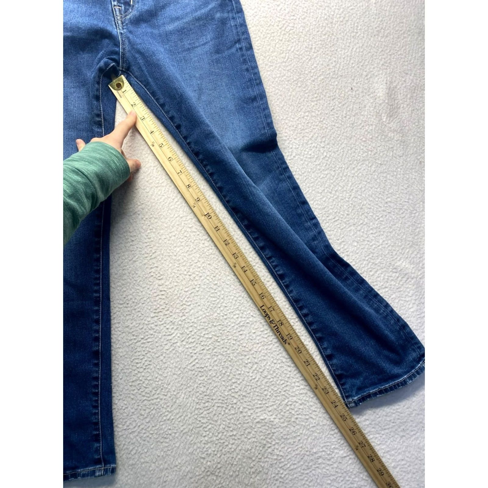 Edwin Women’s Edwin Elin Crop Straight Jeans 25 Women Blue Jeans Crop Straight Accessories: 5-pocket Women’s Size 42" / US 20 - 4 Thumbnail