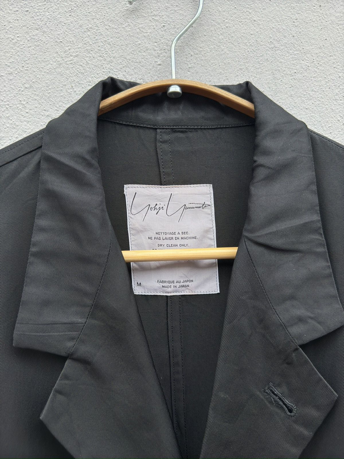 Yohji Yamamoto 💥GRAIL💥1980s ICONIC YOHJI YAMAMOTO SIGNATURE BAGGY JACKET Size US L / EU 52-54 / 3 - 3 Thumbnail