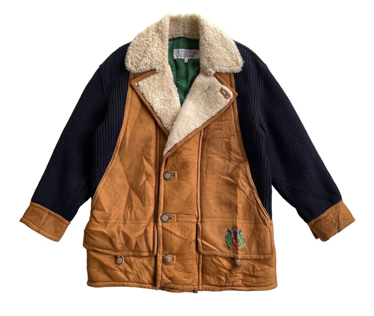 Iceberg 1980 Shearling J.C De Castelbajac Iceberg Pour Jacket Size US M / EU 48-50 / 2 - 3 Thumbnail