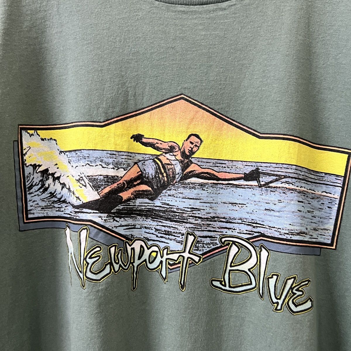 Vintage VTG NEWPORT BLUE SURFING TEE Size US XL / EU 56 / 4 - 3 Thumbnail