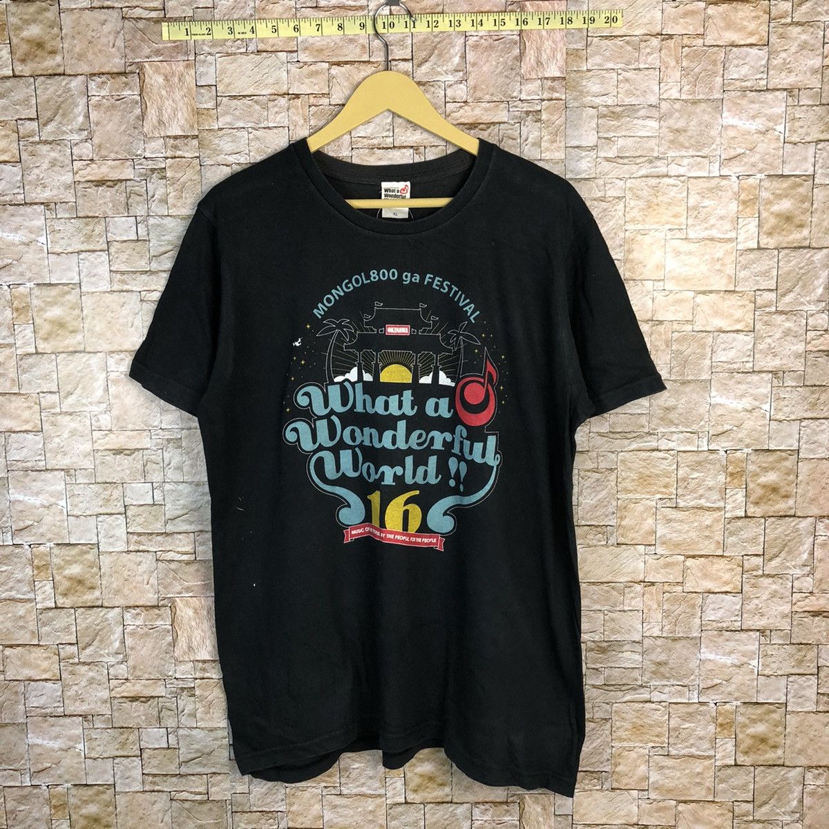 Japanese Brand × Vintage Okinawa Black Short T-Shirt #A391 Size US L / EU 52-54 / 3 - 1 Thumbnail