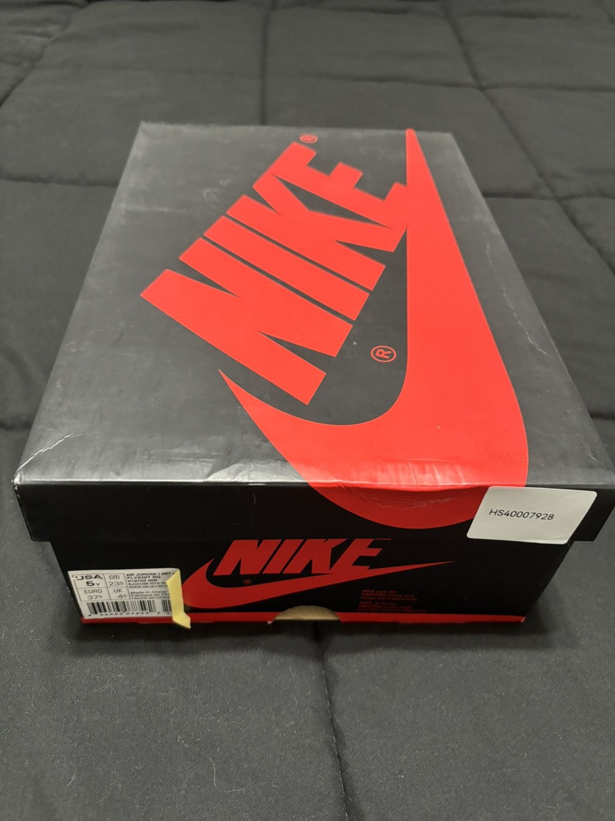 Jordan Brand × Nike Air Jordan 1 Flyknit Royal size 5Y Size US 5 / EU 37 - 2 Thumbnail