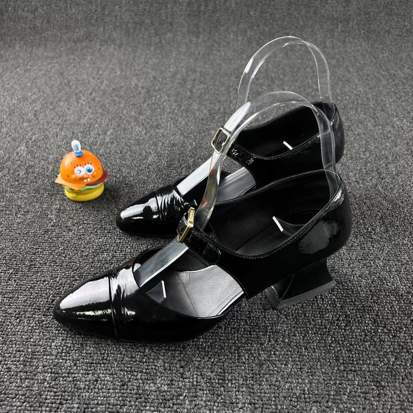 Chanel Chanel Patent Leather Heels 36.5 HB6579 Size US 6 / IT 36 - 1 Thumbnail