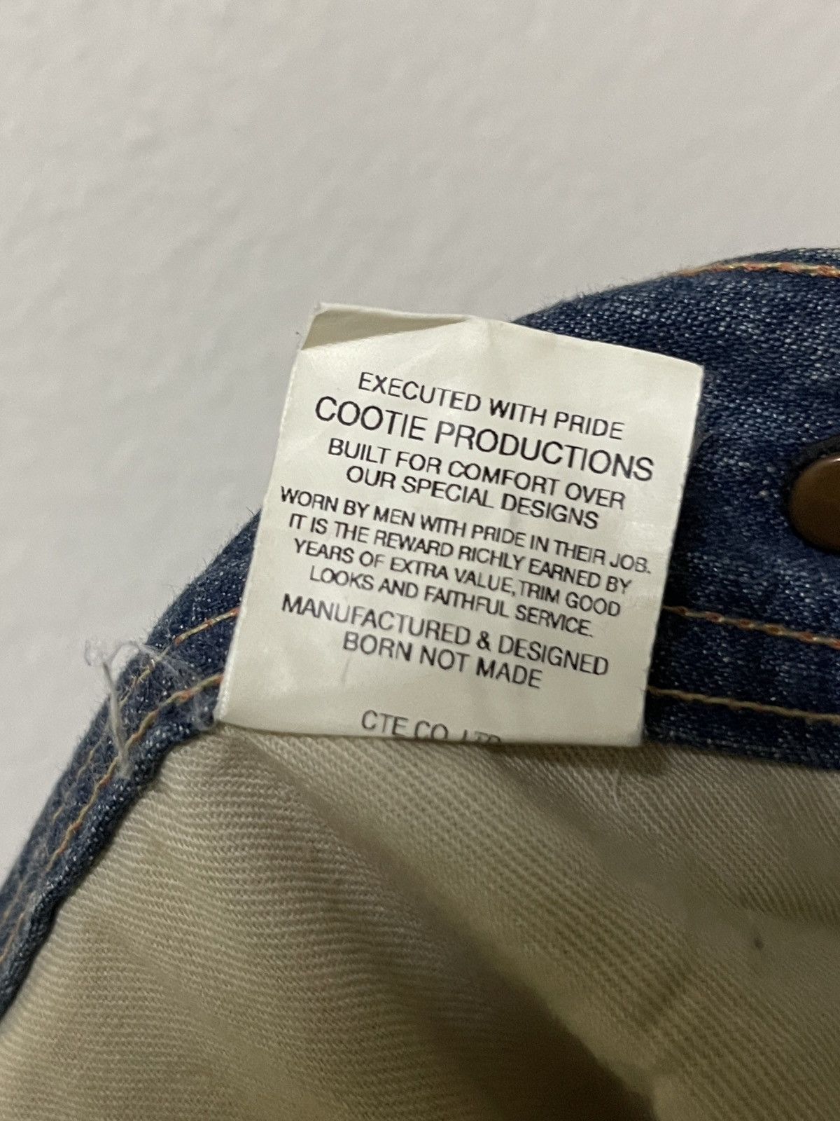 Japanese Brand Cootie Productions Buckle Back Jeans Faded Size US 32 / EU 48 - 20 Thumbnail