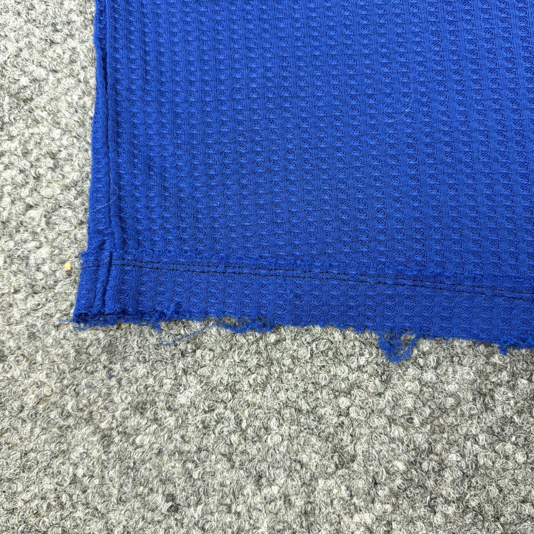 Vintage We The Free Sweater Womens Medium Blue Waffle Knit Thermal Bell Sleeve Cropped Size M / US 6-8 / IT 42-44 - 7 Thumbnail