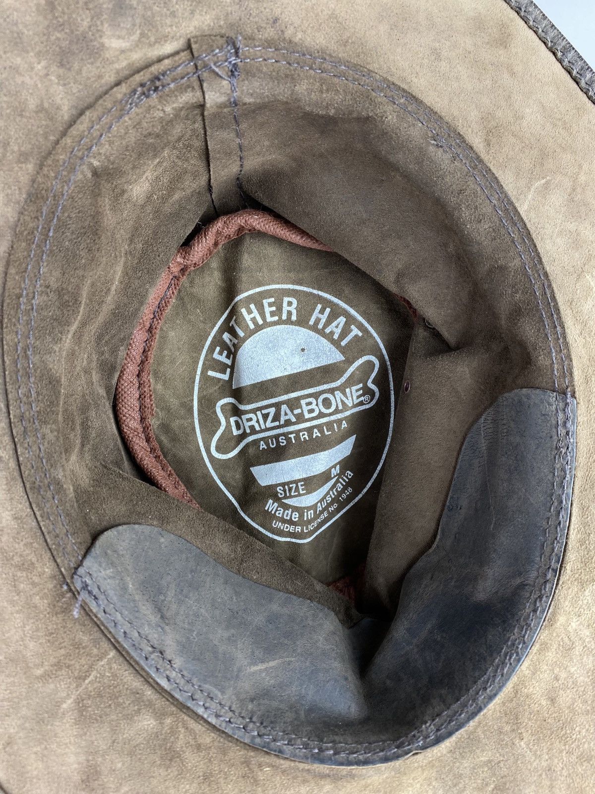 Barbour Driza Bone Australian leather hat size M Size ONE SIZE - 11 Thumbnail