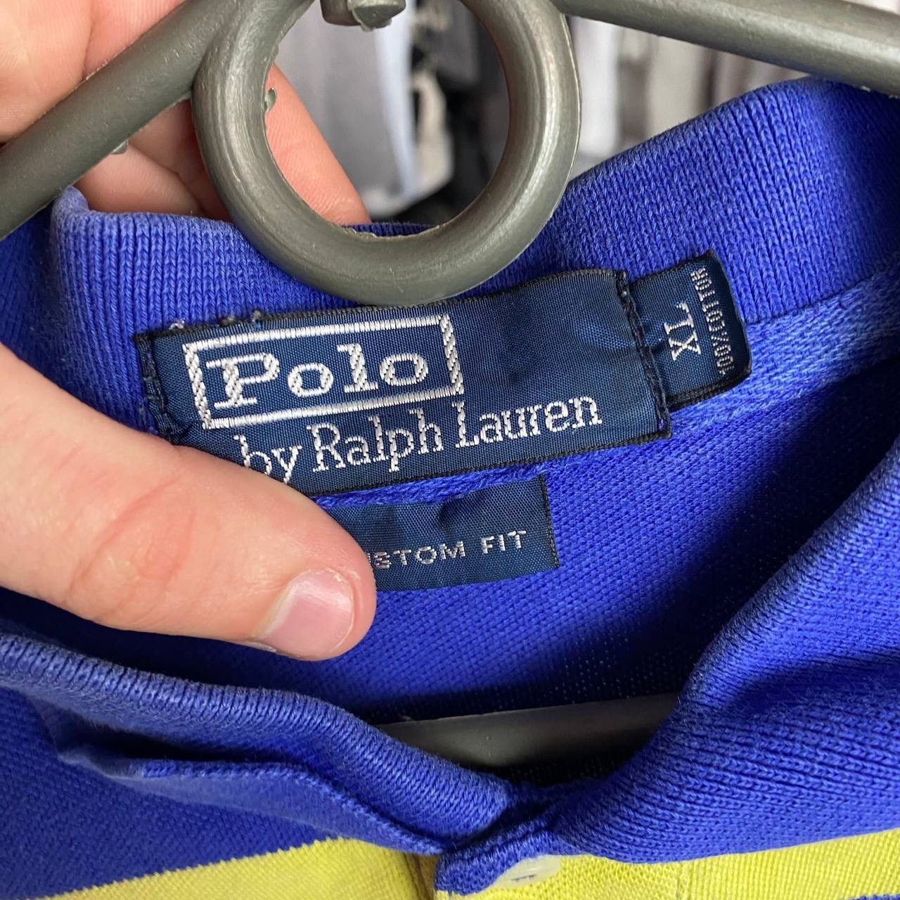 Polo Ralph Lauren × Vintage Vintage Polo Ralph Lauren Big Logo multicolour polo Size US XL / EU 56 / 4 - 5 Thumbnail