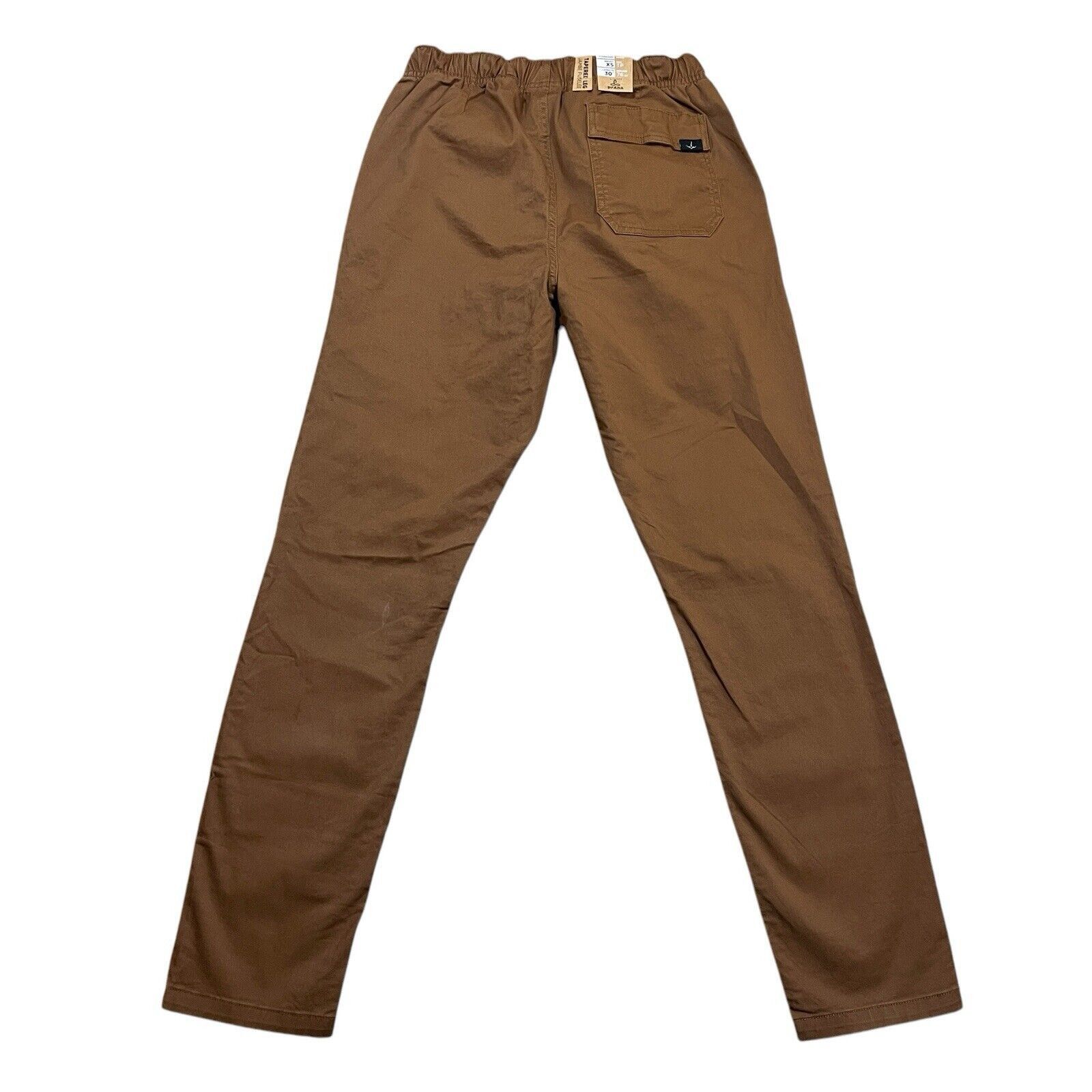 Prana prAna Mojave Pants Mens Sepia Brown Tapered Leg belt Size XS Size US 26 / EU 42 - 9 Thumbnail