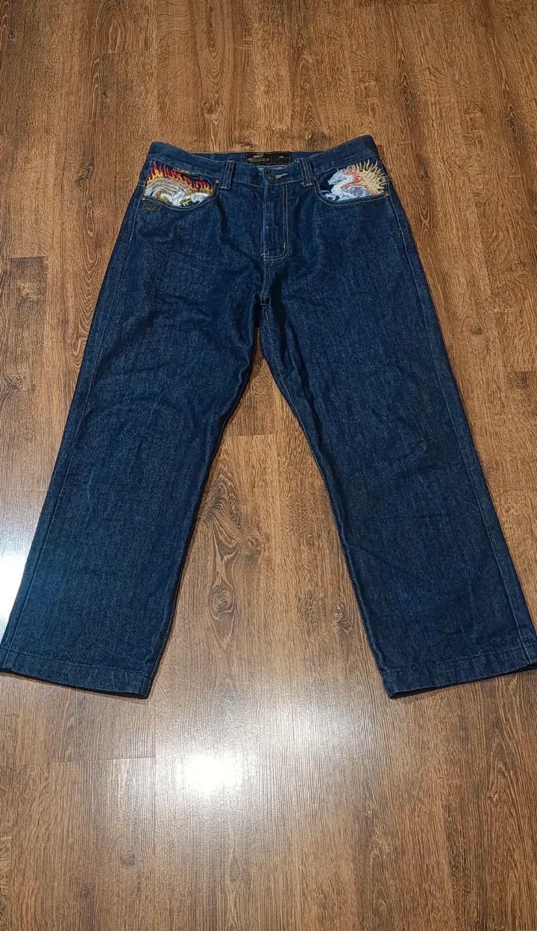 Vintage Akademiks Embroidered Jeans Size US 36 / EU 52 - 6 Thumbnail