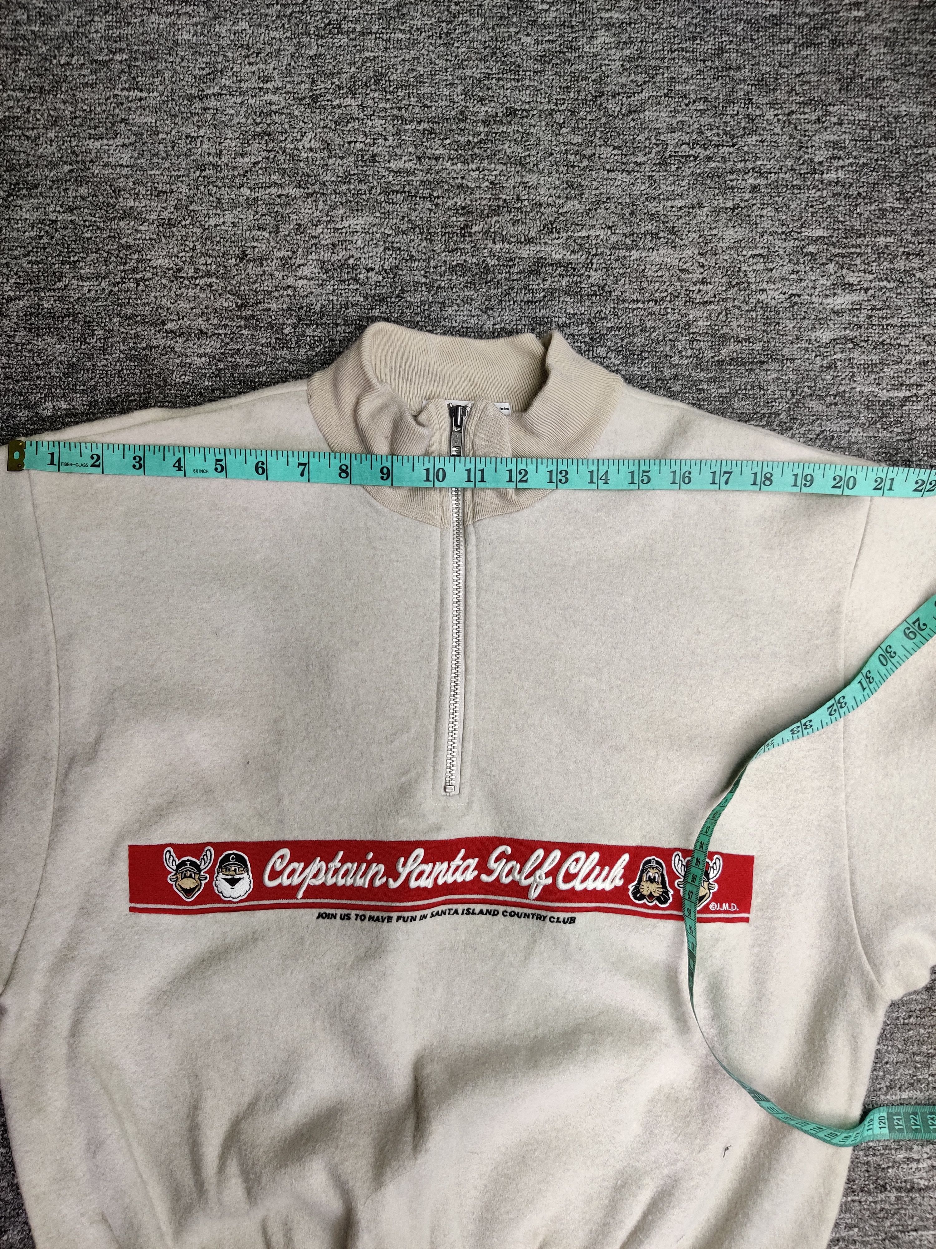Captain Santors Vintage Captain Santa Golf Club Half Zip Sweatshirt Size US M / EU 48-50 / 2 - 17 Thumbnail