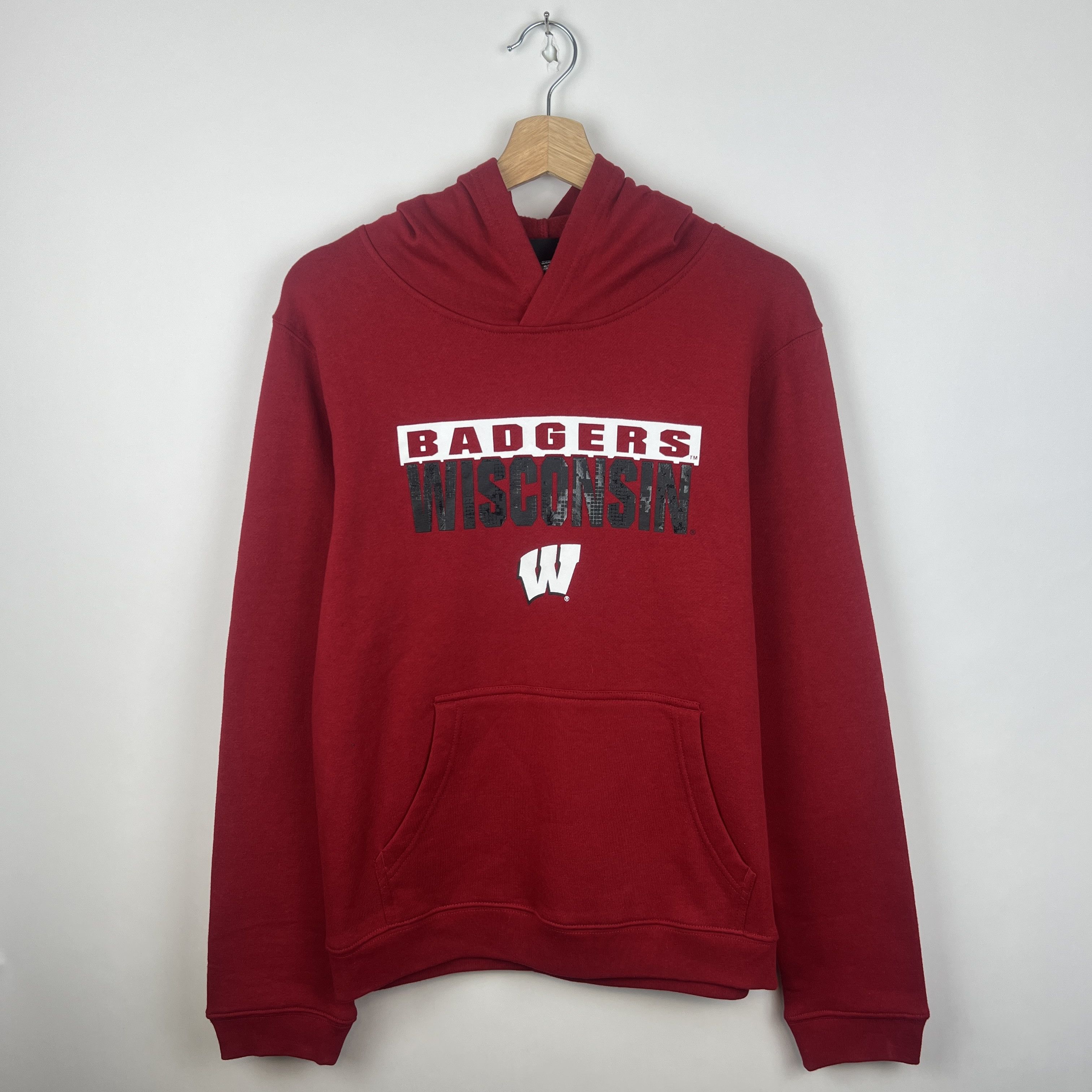 Vintage Wisconsin Badgers Collegiate Pullover Hoodie Size US S / EU 44-46 / 1 - 1 Thumbnail