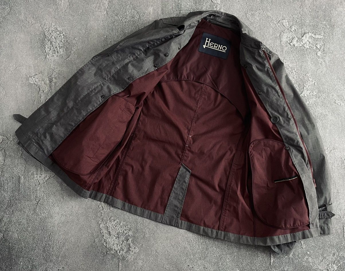 Herno Herno Trench Jacket Belted Double Breasted ITALY Size 46 / S Size US S / EU 44-46 / 1 - 20 Thumbnail