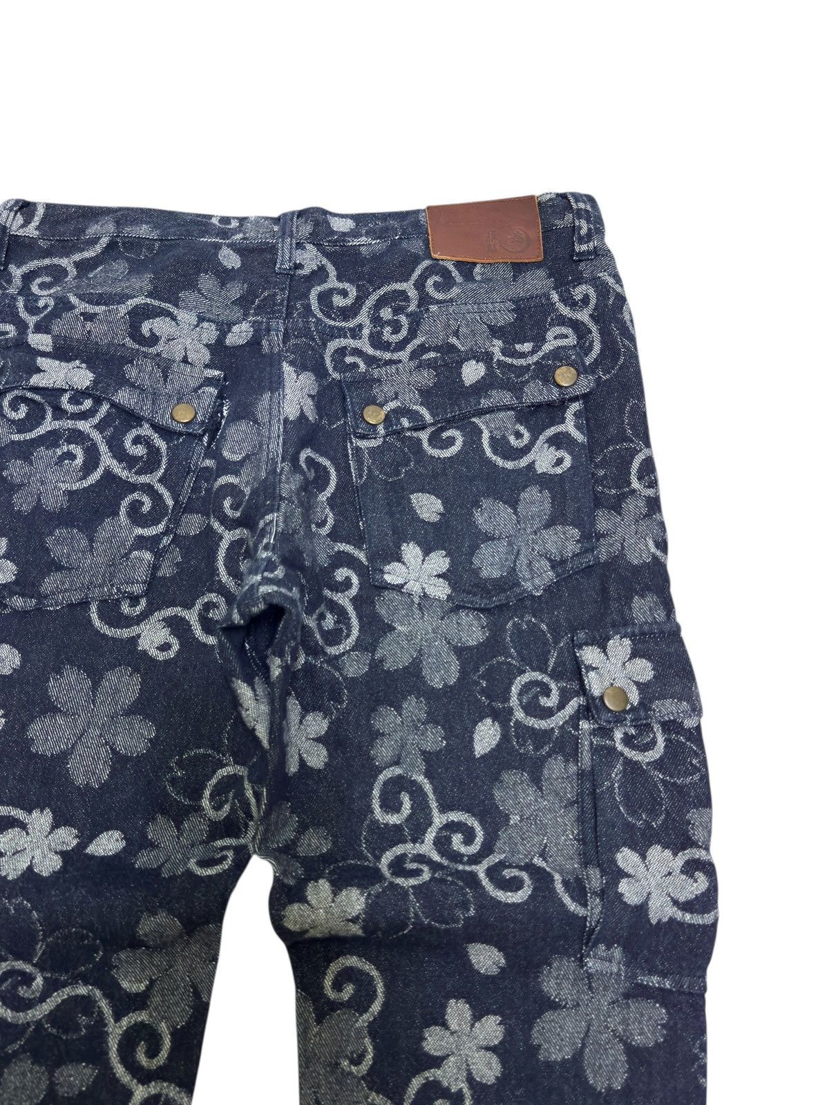 Karakuri Tamashii Japan Brand Cropped Utility Cargo Multi Pocket Streetwear Size US 33 - 12 Thumbnail