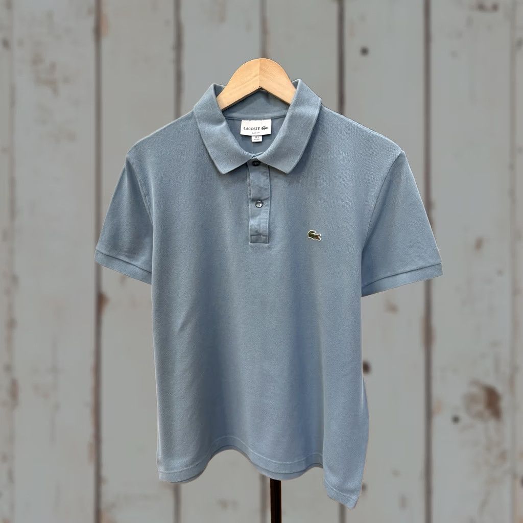 Lacoste Lacoste Slim Fit Polo T-Shirt Made in France Rare Retro Blue XL Mens Polo Slim Fit Size US XL / EU 56 / 4 - 1 Thumbnail