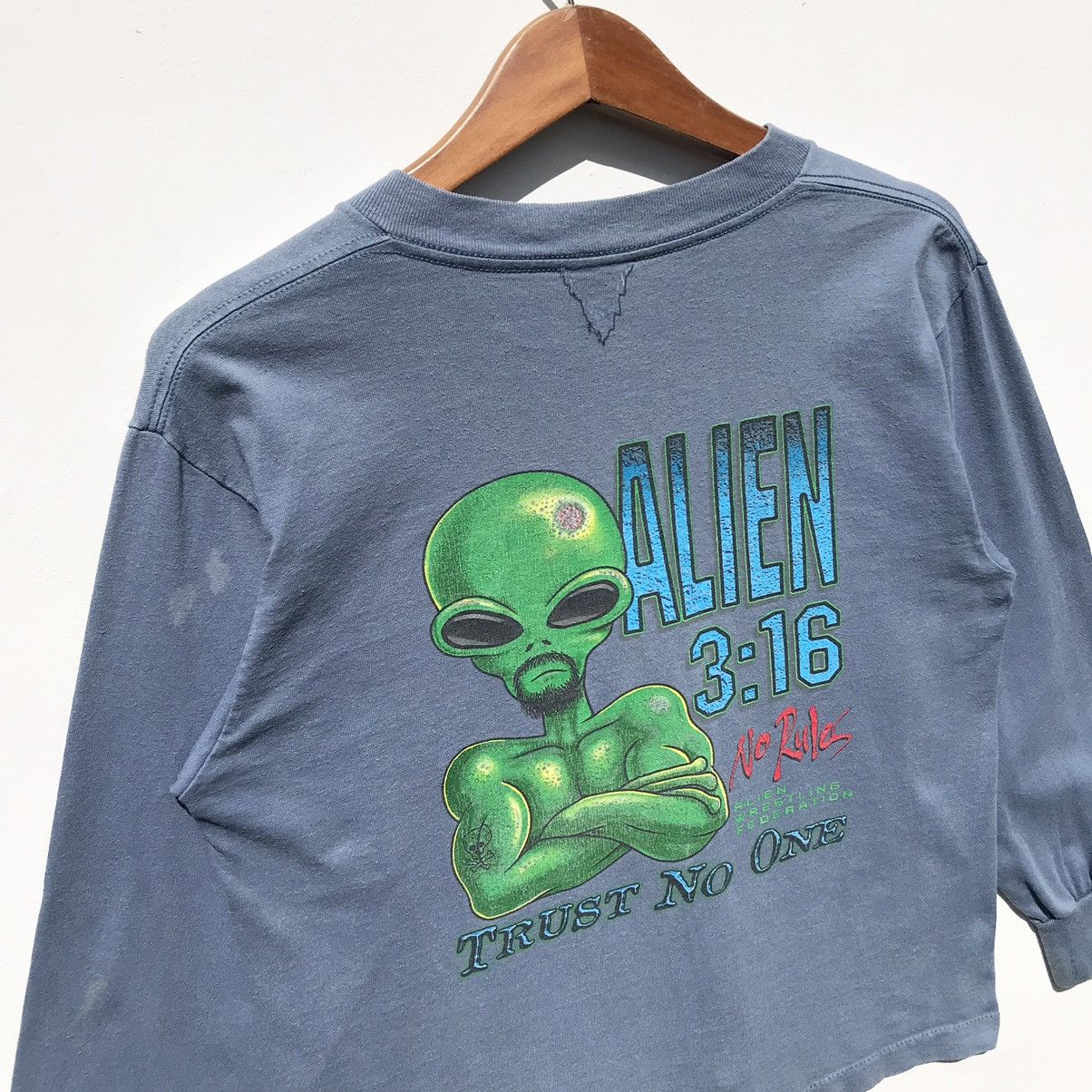 Vintage Vintage 90s Alien Workshop No Rules Shirt SunFaded Size US XXS / EU 40 - 5 Thumbnail