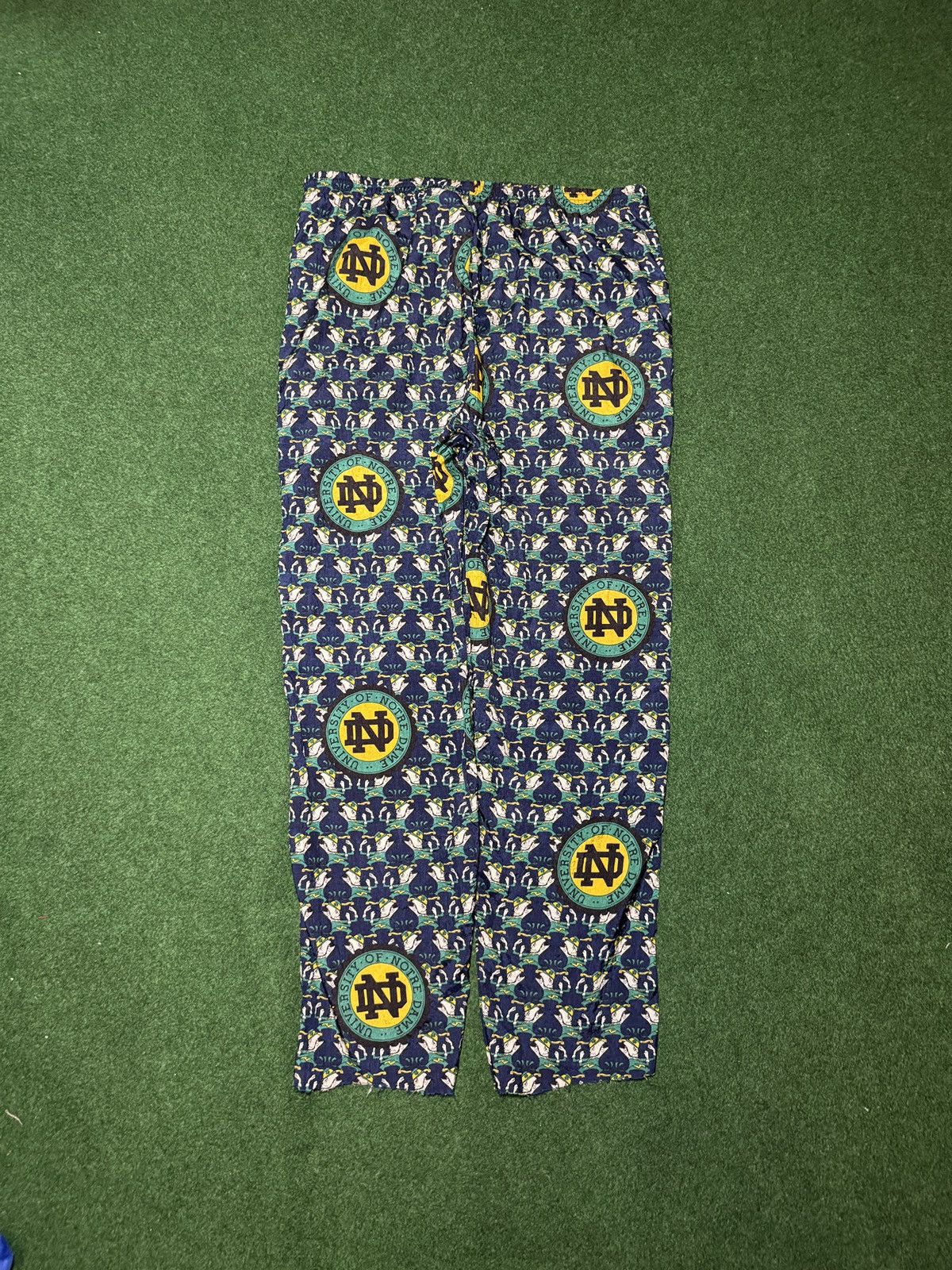 Apex Vintage 90s Notre Dame Fighting Irish M/L Sweatpants Size US 36 / EU 52 - 2 Thumbnail