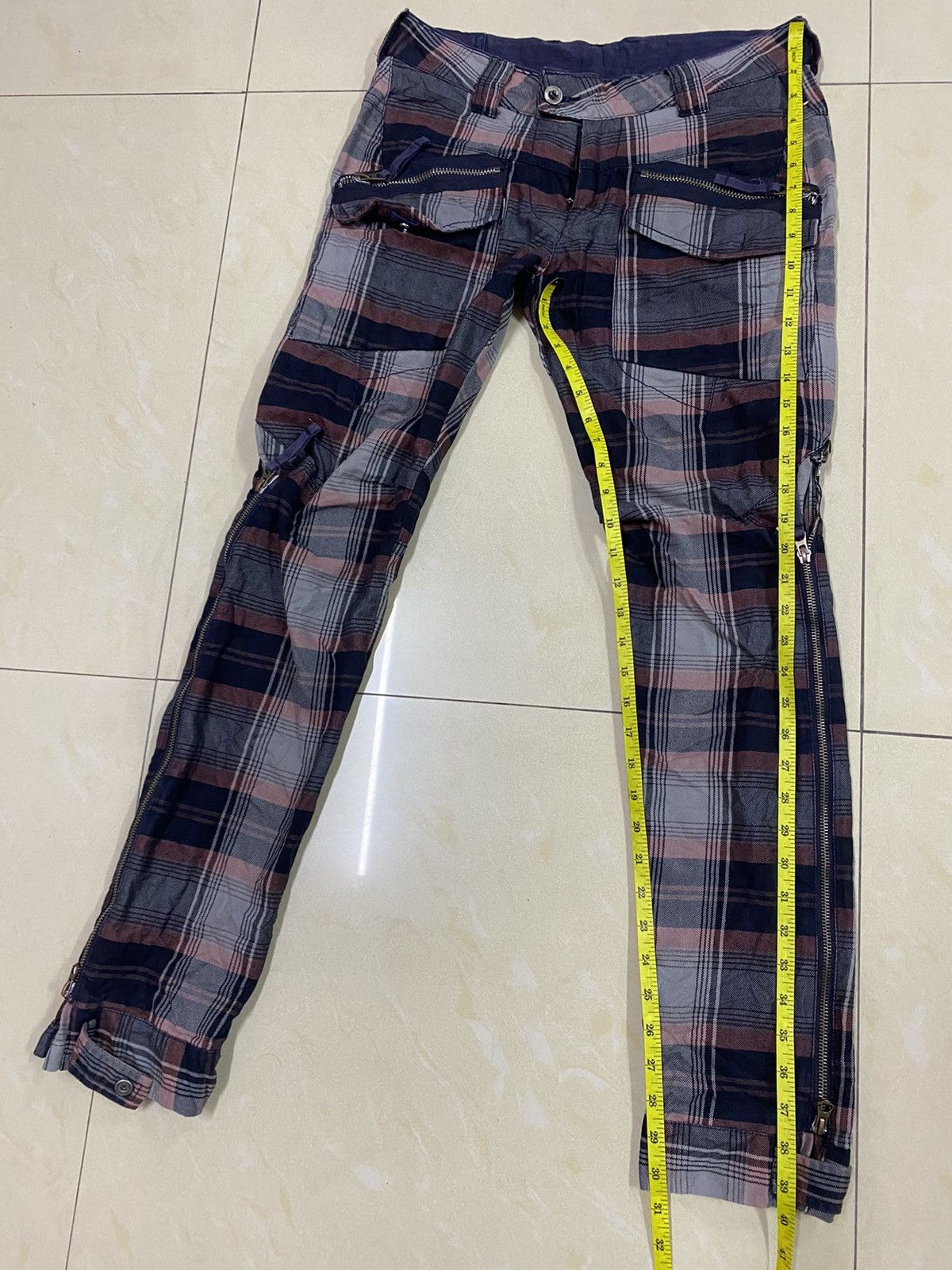 Marithe + Francois Girbaud Bondage🔥Marithe Francois Girbaud Plaid Pants Size US 30 / EU 46 - 24 Thumbnail