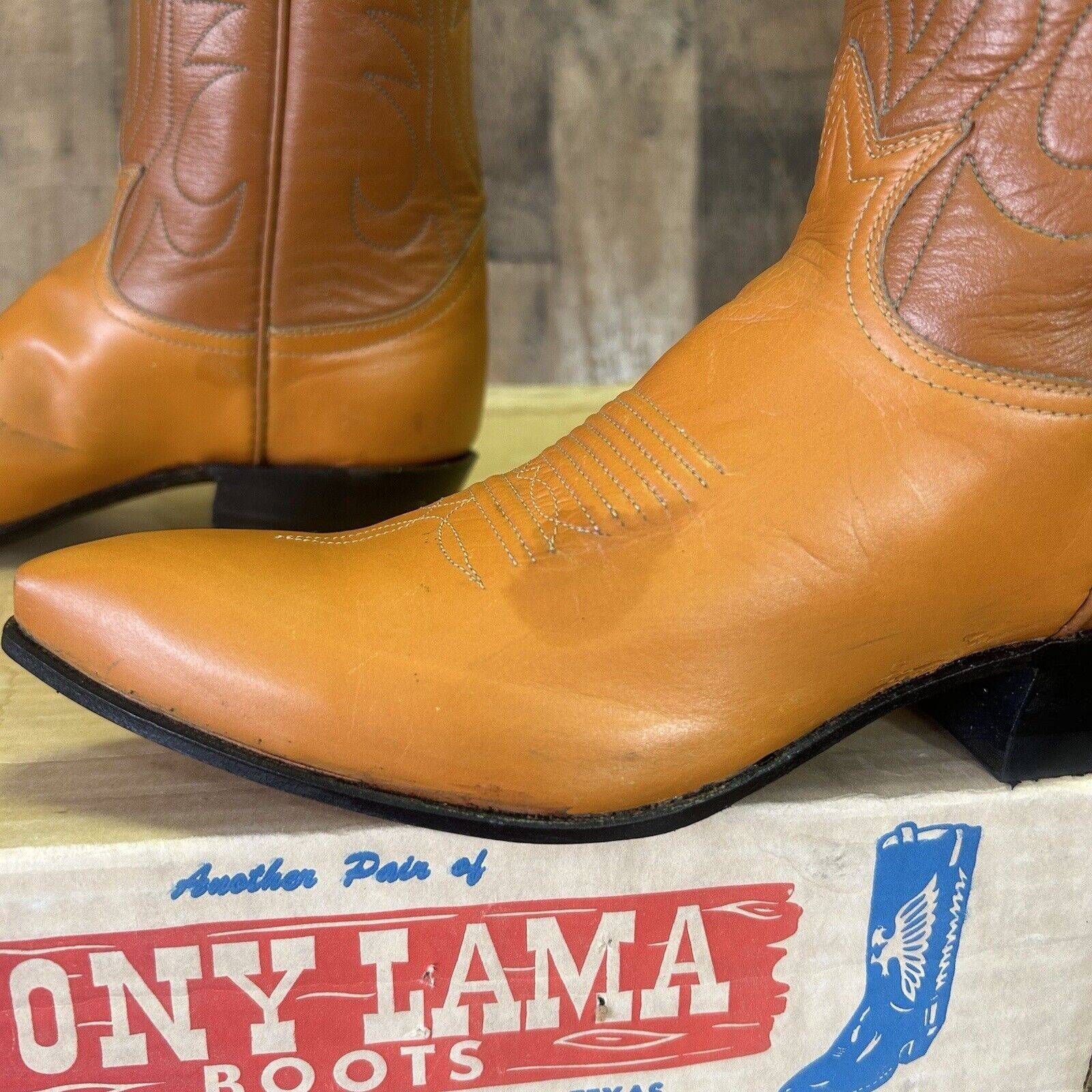 Tony Lama Tony Lama Vintage Gold Label Western Cowboy Boots Womens 6 A Size US 6 / IT 36 - 11 Thumbnail