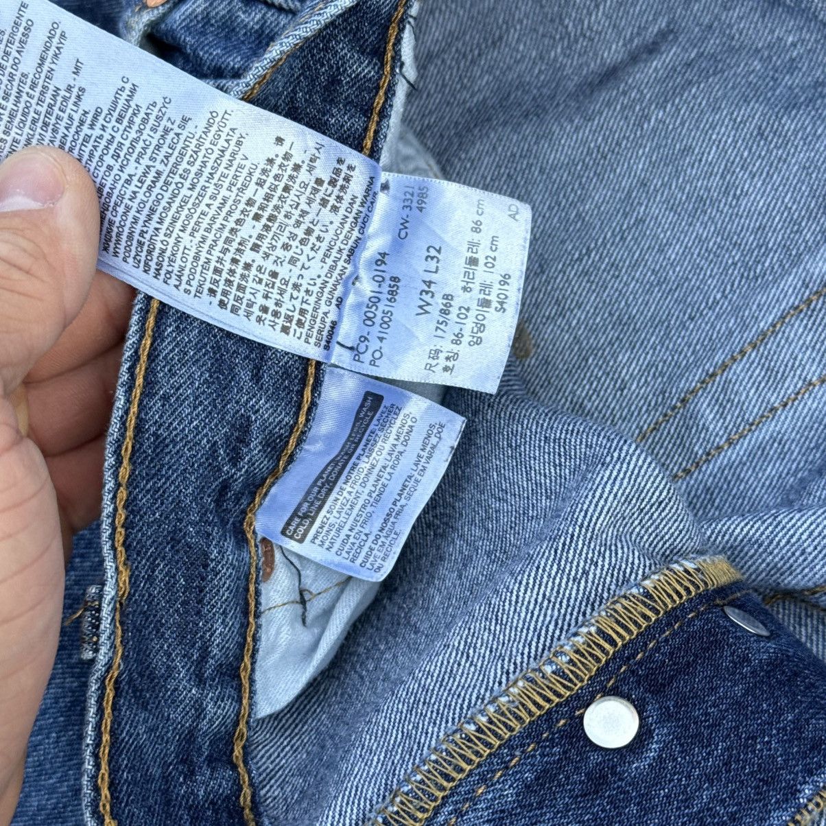 Levi's Levi’s 501 Jeans Blue Denim W34 L32 Size US 34 / EU 50 - 9 Thumbnail