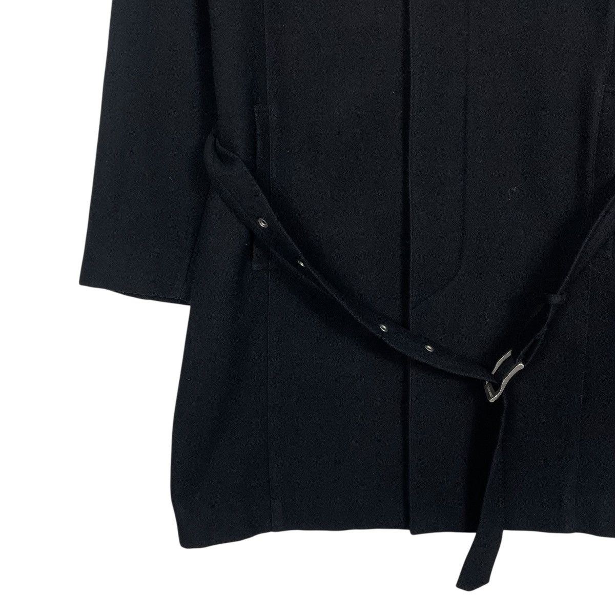 Jean Paul Gaultier Gaultier Homme Object Wool Black Coat Size US M / EU 48-50 / 2 - 4 Thumbnail