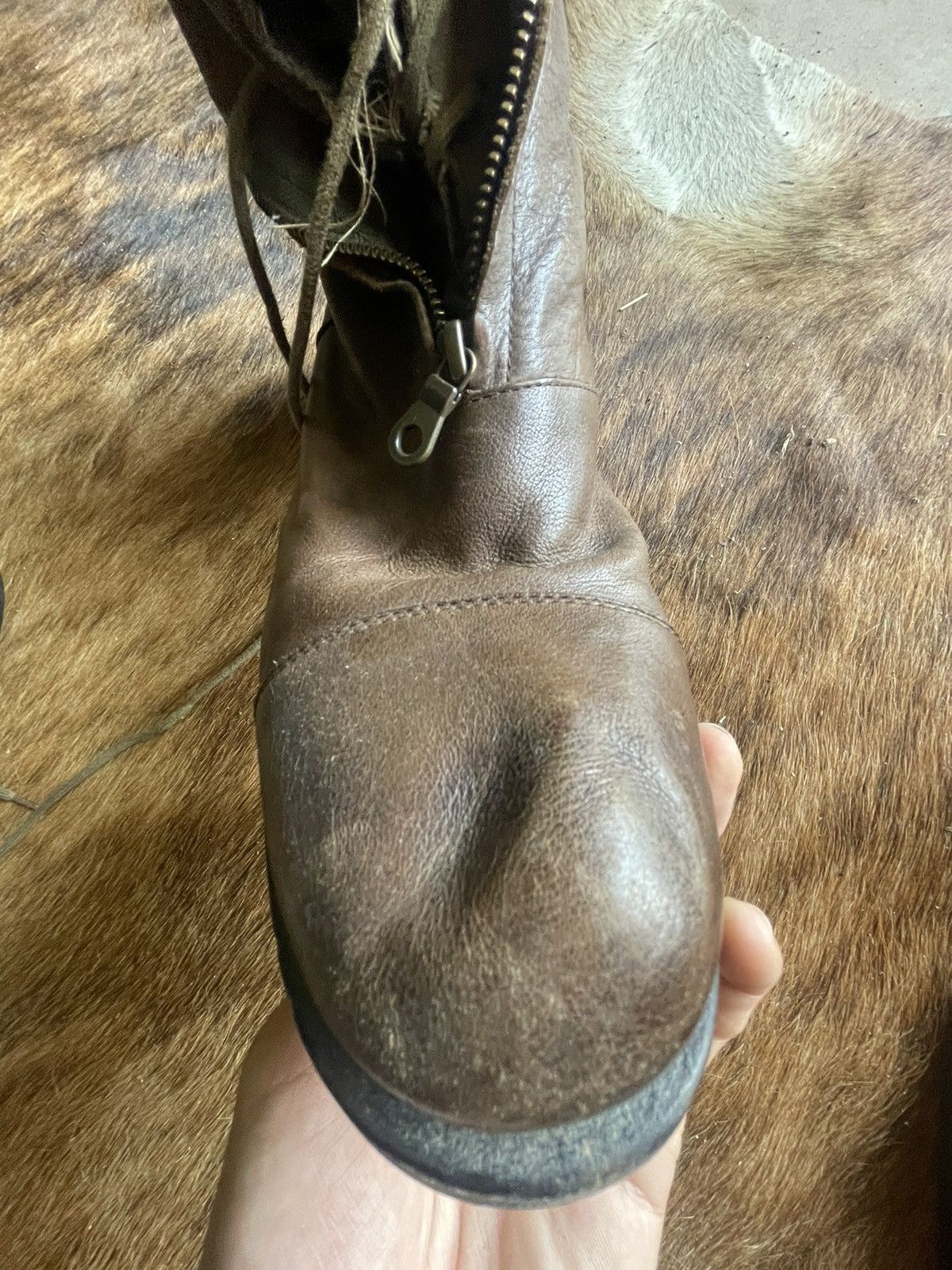 Alfredo Bannister Japan Engineer Boots Leather Strap Buckle