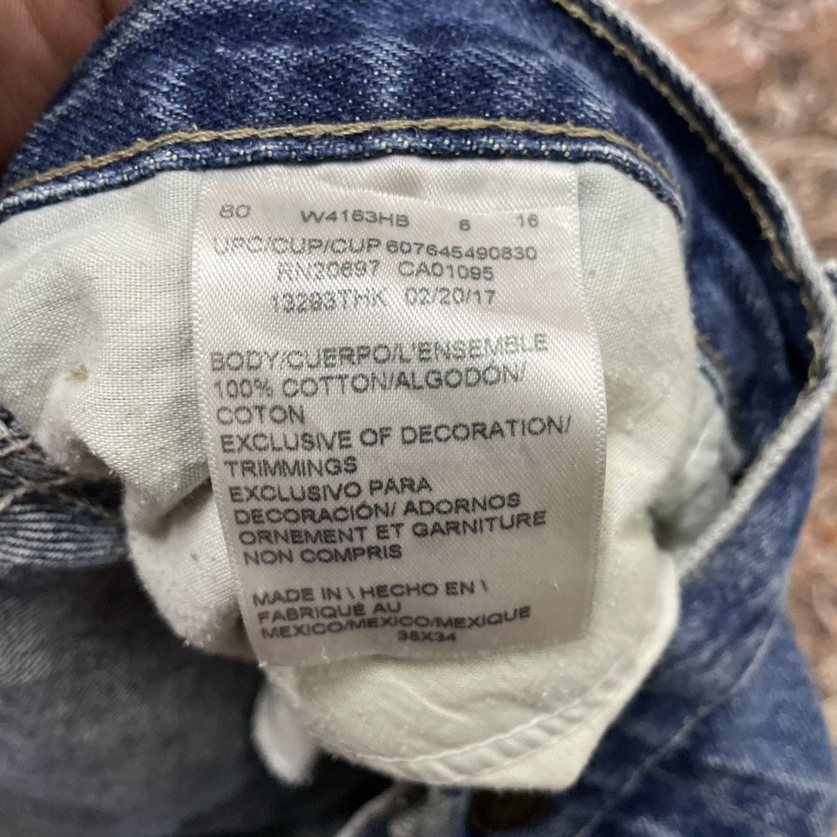 Dickies 🔥Vintage Dickies Skateboard Distress Relaxed Denim Jeans Size US 38 / EU 54 - 11 Thumbnail