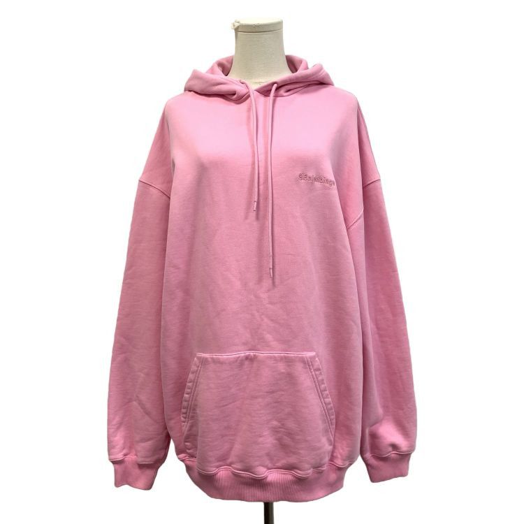 Balenciaga Balenciaga Pink Embroidered Hoodie Size S Size US S / EU 44-46 / 1 - 1 Thumbnail