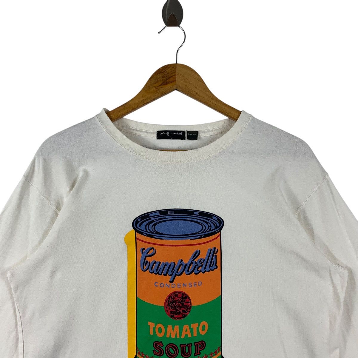 Andy Warhol × Vintage Vintage ANDY WARHOL campbell soup printed pop art tee Size US L / EU 52-54 / 3 - 2 Thumbnail