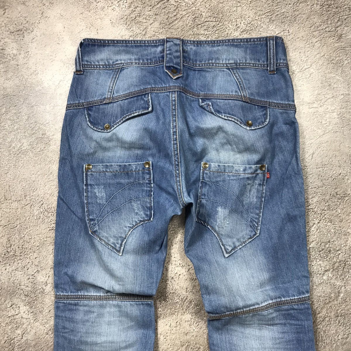 Vintage Vintage Y2K Distressed Baggy Jeans Grunge Skate Thrashed 30 Size 30" / US 8 / IT 44 - 4 Thumbnail