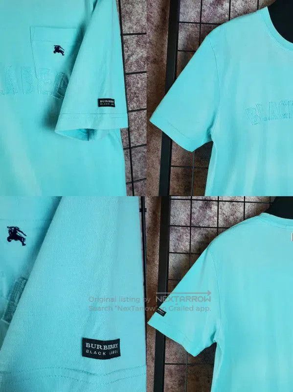 Burberry Burberry Summer Blue Cotton Short Sleeve T. Size US M / EU 48-50 / 2 - 5 Thumbnail