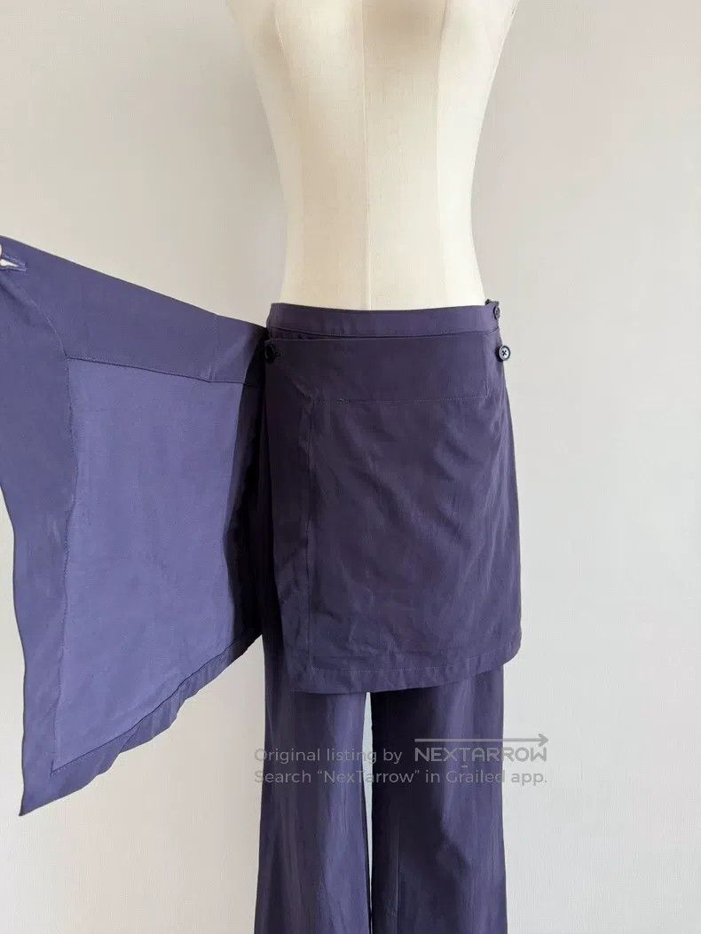 Issey Miyake Issey Miyake Blue Pants Size 25" / US 0 / IT 36 - 3 Thumbnail