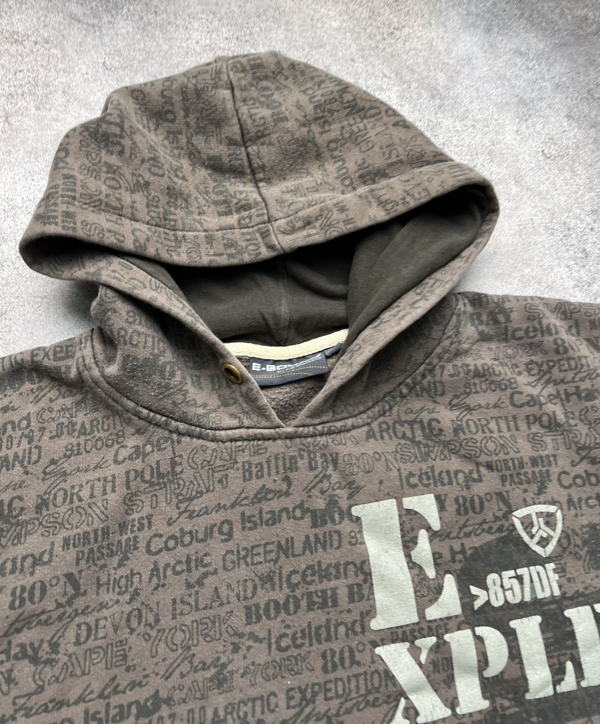 Hysteric Glamour Vintage explorer distressed faded hoodie Size US M / EU 48-50 / 2 - 7 Thumbnail