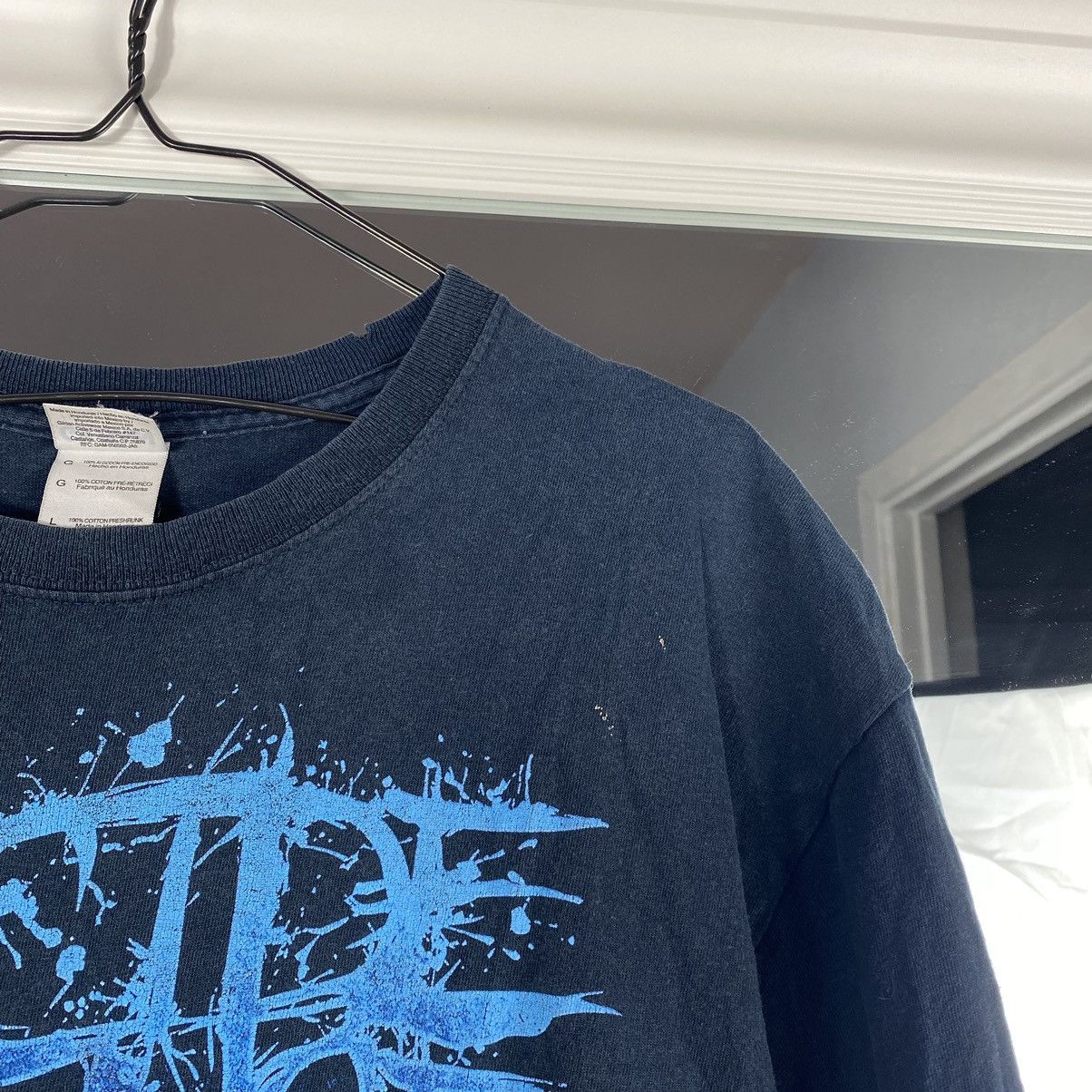 Band Tees SUICIDE SILENCE Y2K OWL PRINT FADED T SHIRT Size US L / EU 52-54 / 3 - 4 Thumbnail