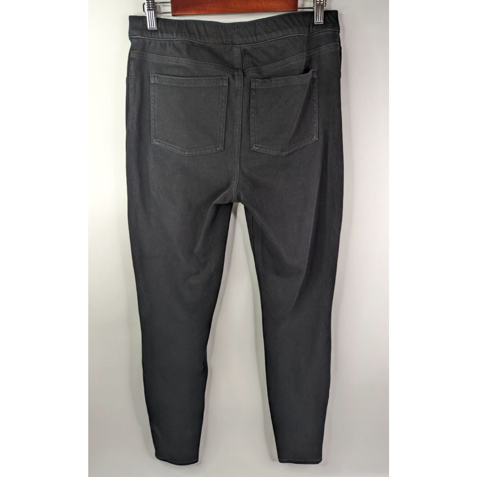 Spanx SPANX Leggings Women’s Jean-ish High Rise Stretch Twilight 20018T L Black Casual Shaping 80s Jegging Womens Size 36" / US 14 / IT 50 - 4 Thumbnail