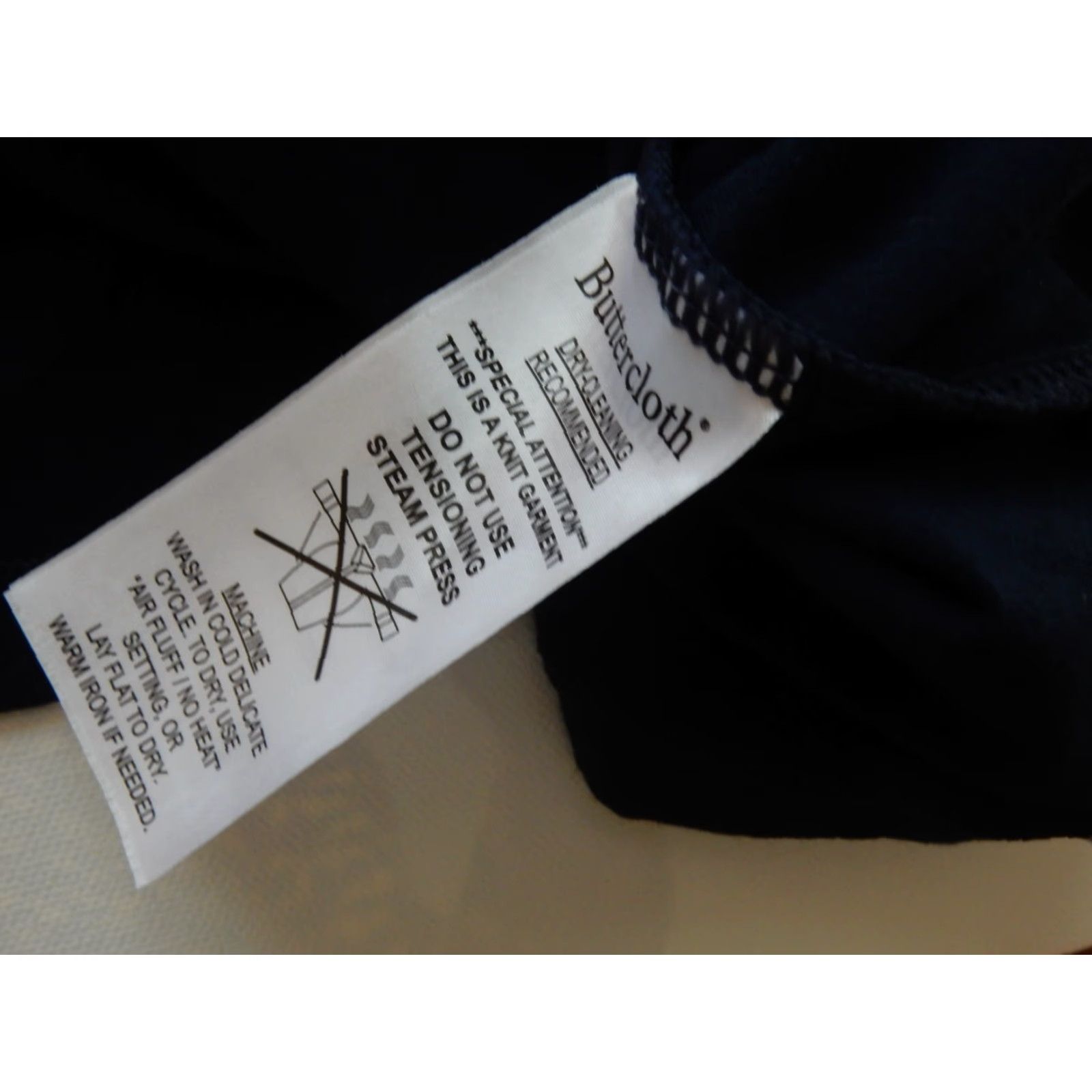 Vintage Buttercloth Men's T-Shirt Short Sleeve Solid Blue 3XL Mens Size US XXL / EU 58 / 5 - 4 Thumbnail