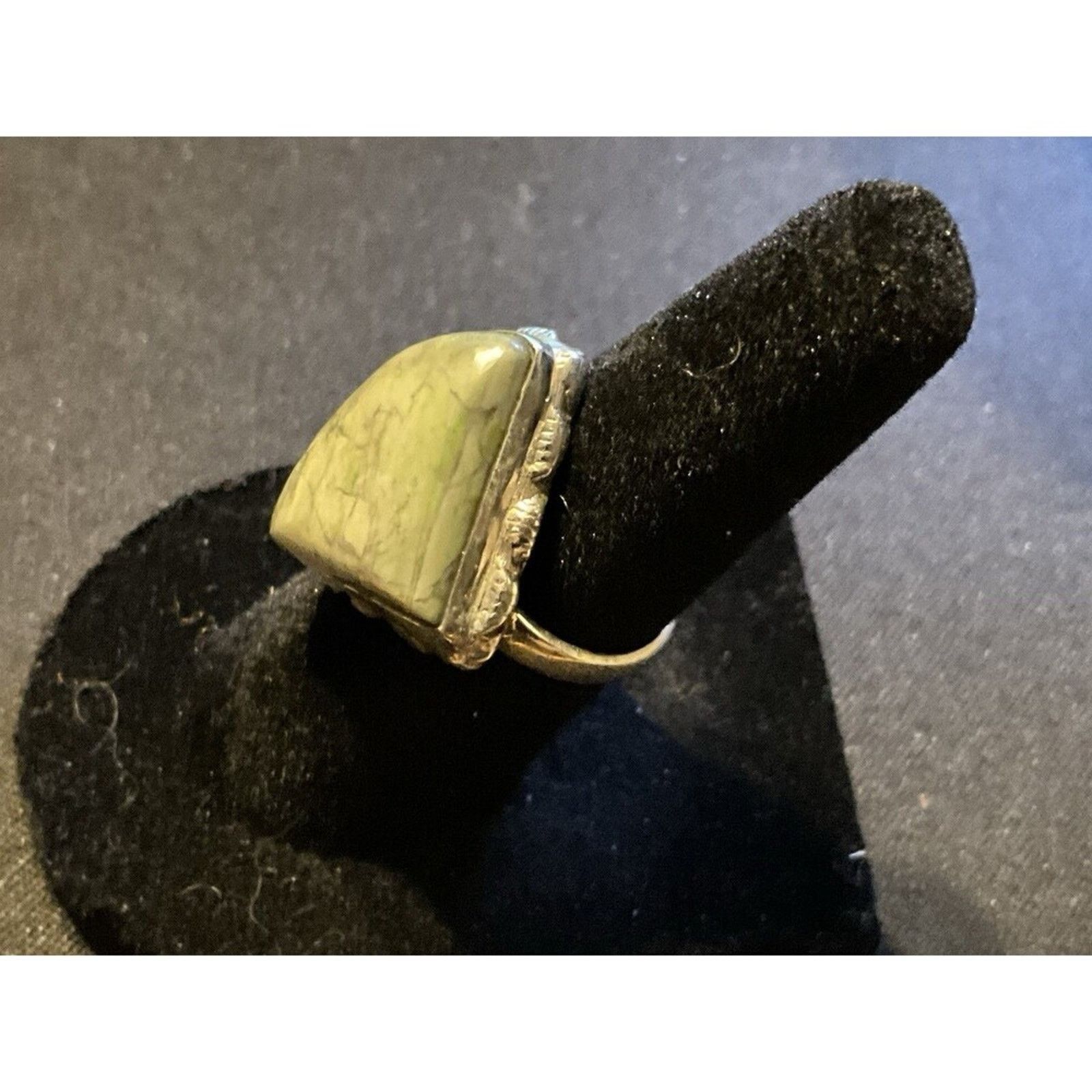Other 925 Silver Chrysoprase Size 6.25 Ring Size ONE SIZE - 2 Thumbnail